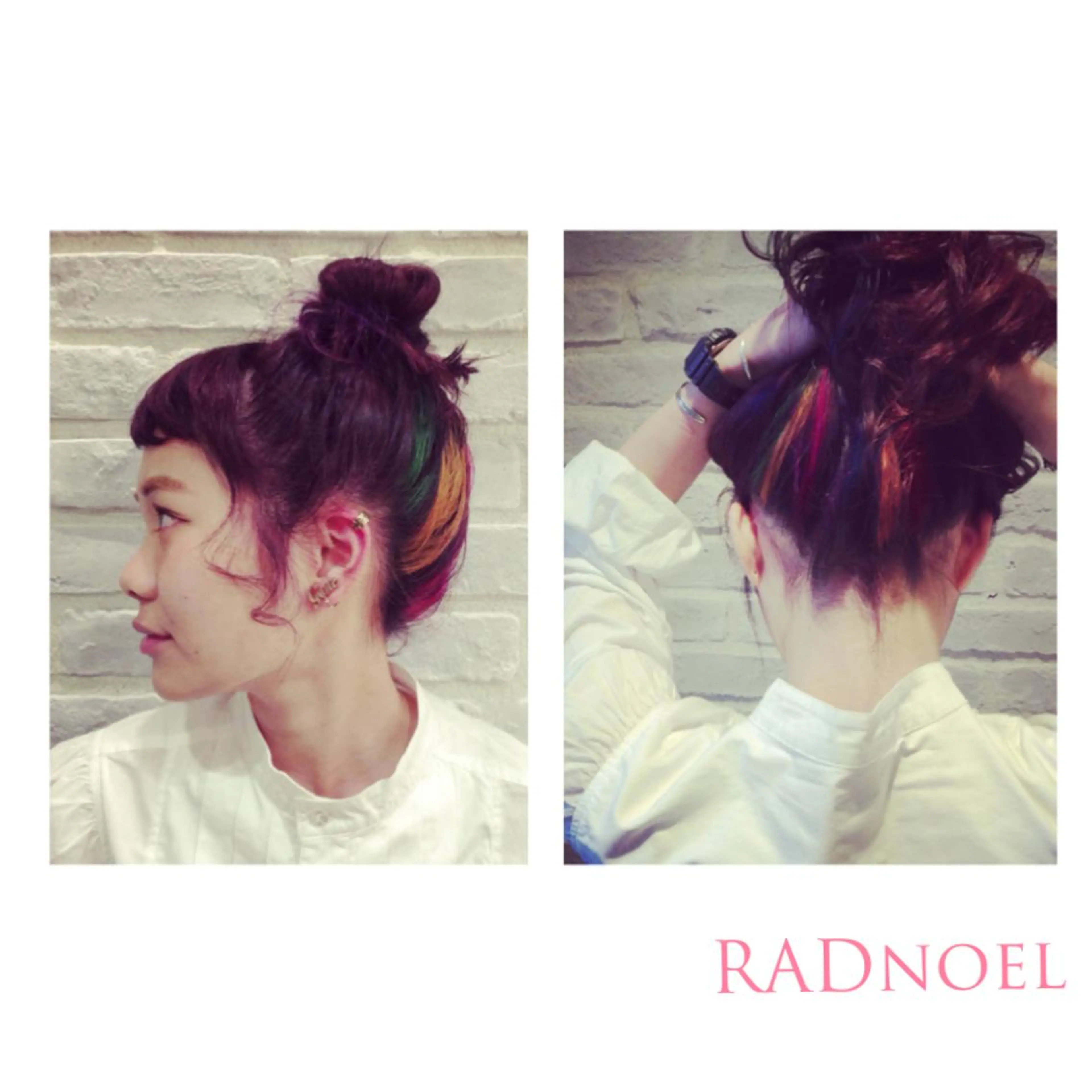 ミディアム セミロング ロング カラー ヘアアレンジ rico_by ヘアとアイブロウの眉毛・アイブロウイメージ