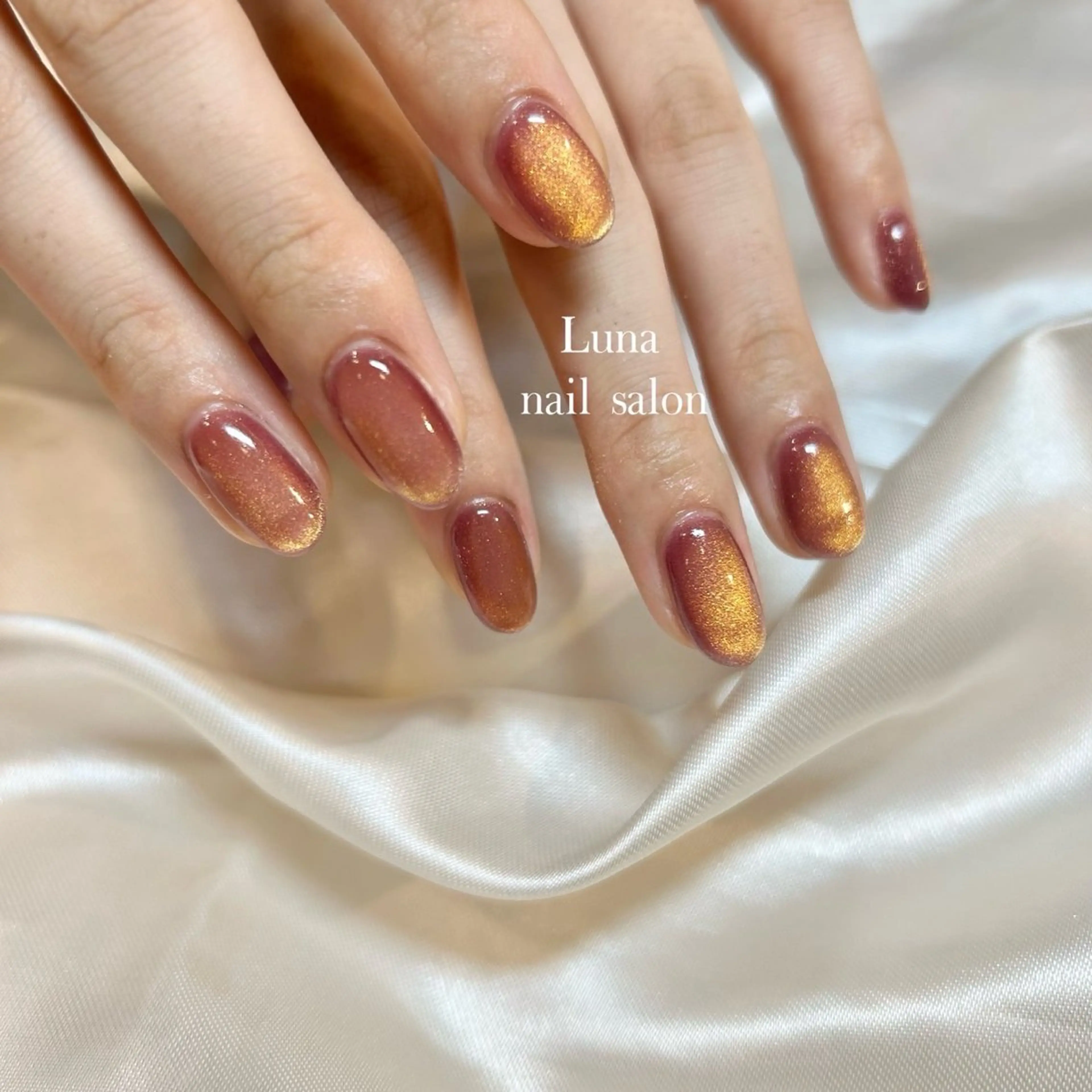 ネイル ハンドネイル Silver Lunaのネイルデザイン