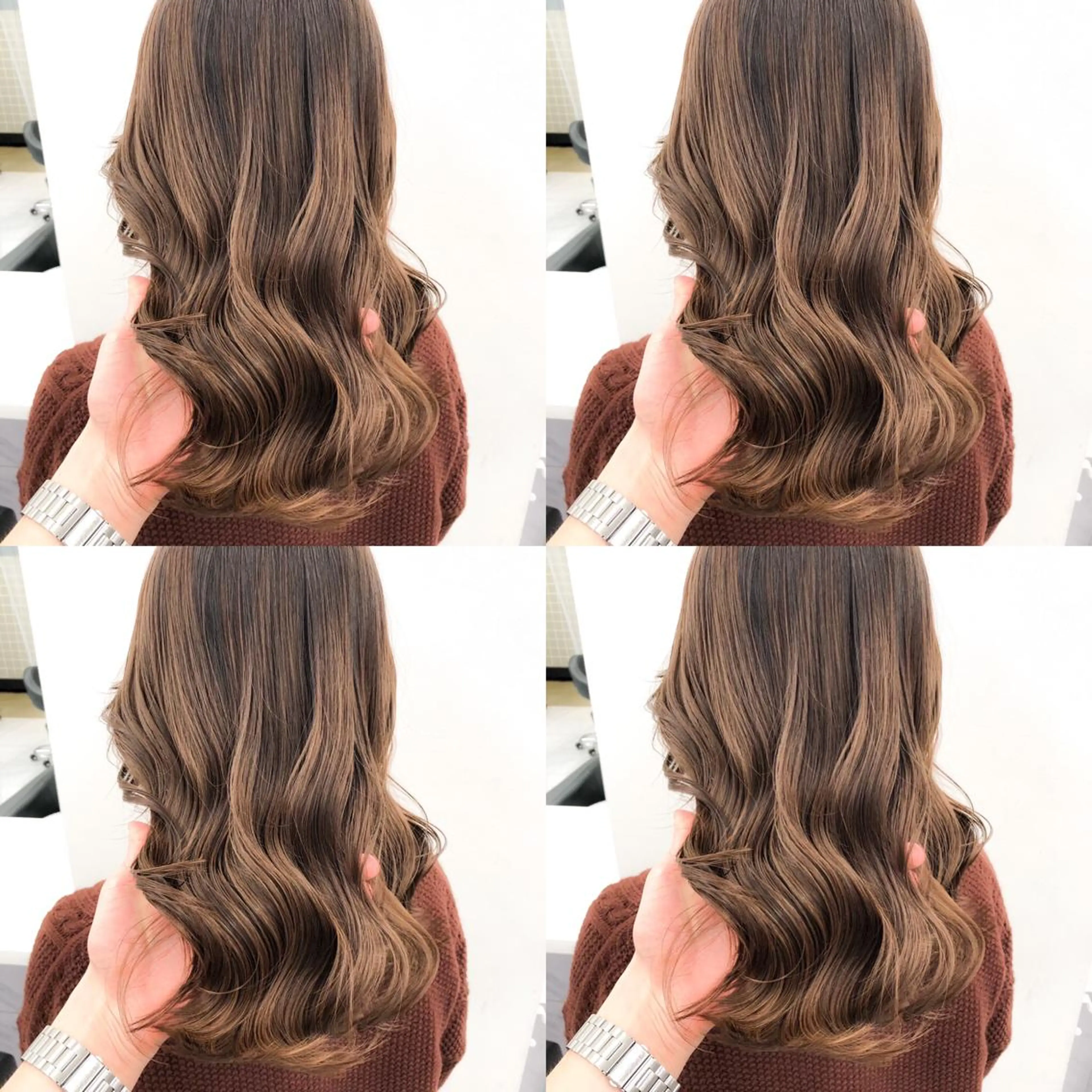 カラー カット ヘアカラー ハイトーン×レイヤー カットTAKUMIのヘアスタイル