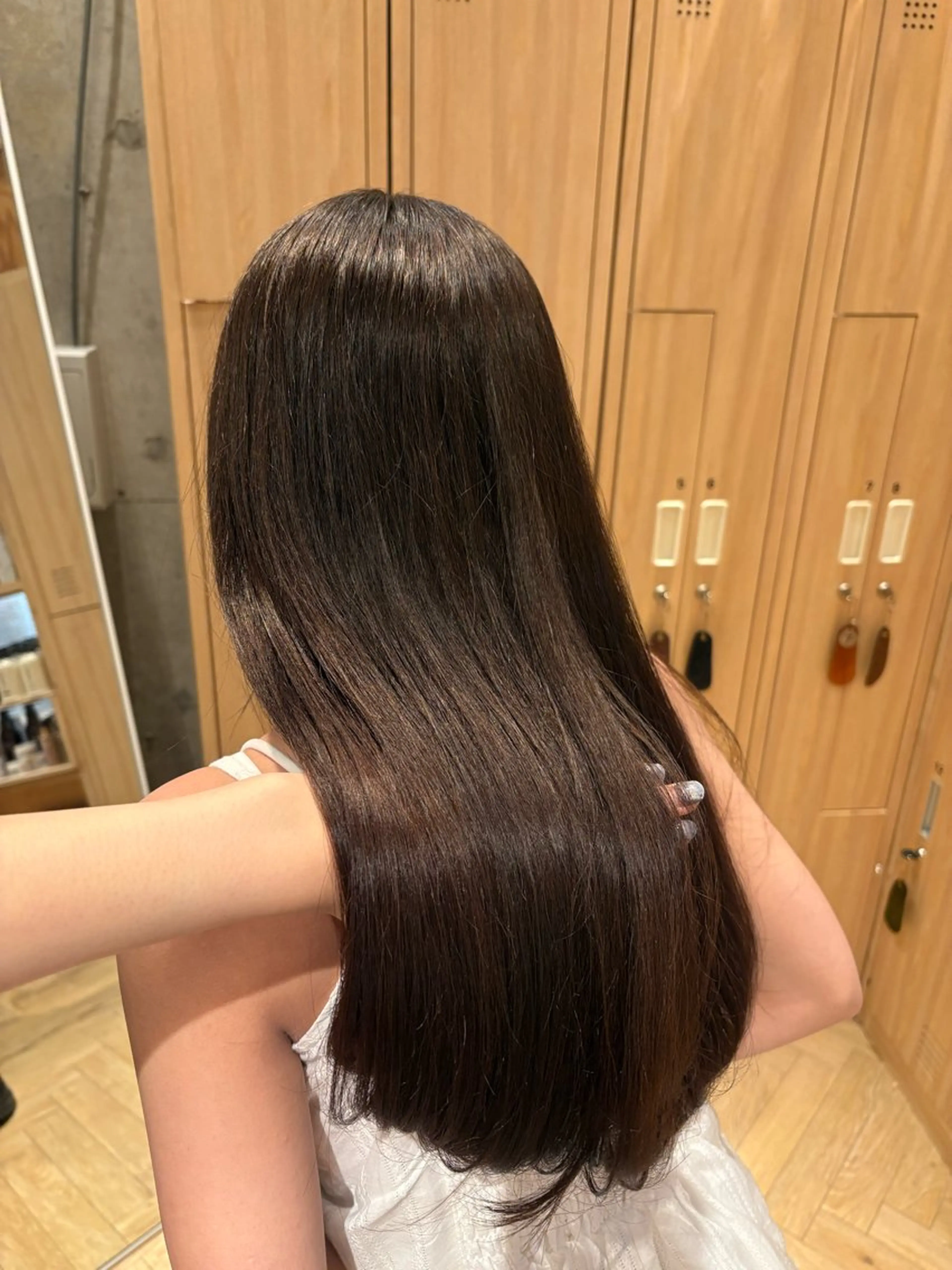 ロング カラー ヘアカラー トリートメント 🫧透明感カラー/ 寒色カラー/Risaのヘアスタイル