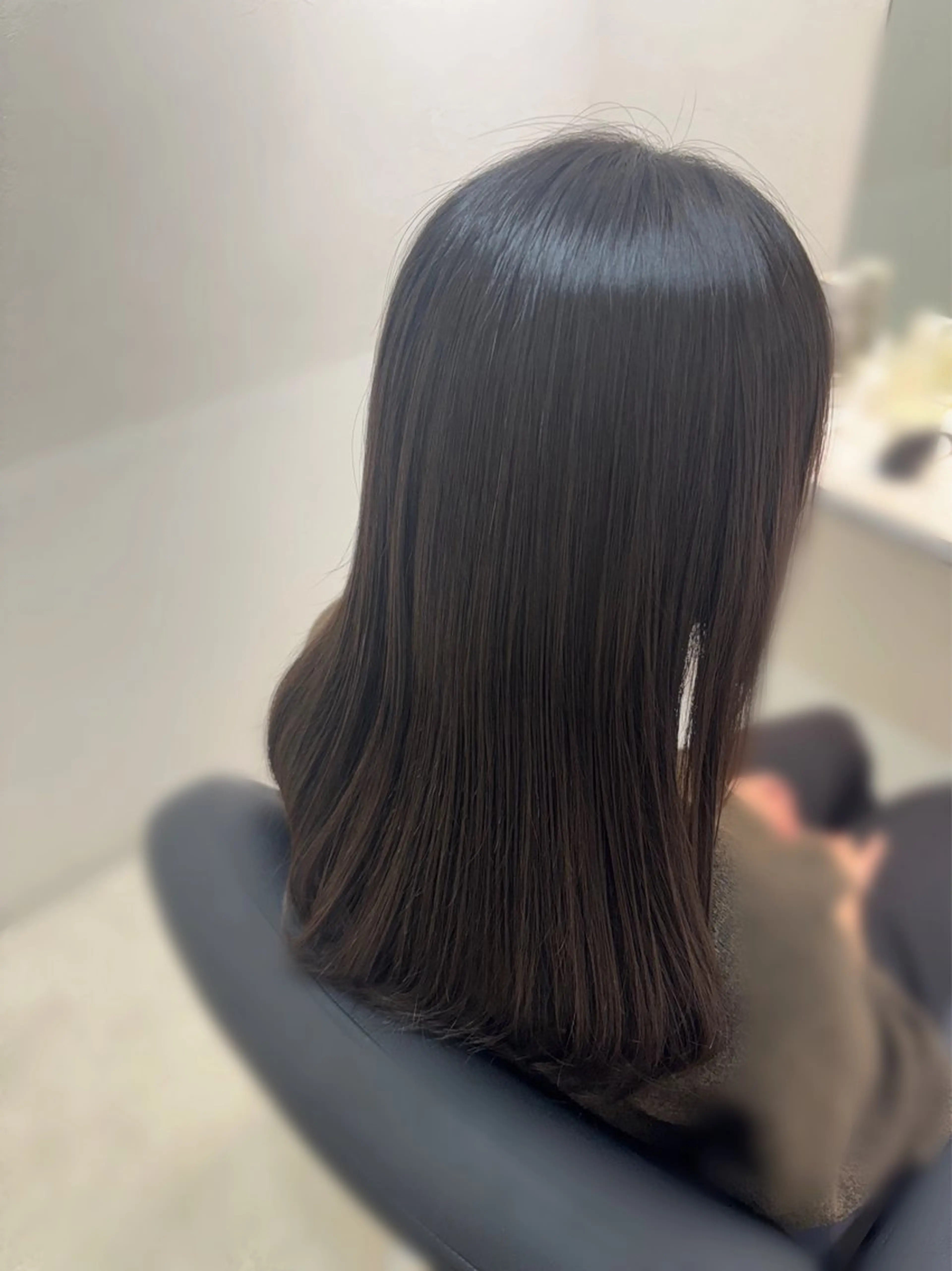 ロング ボブ/顔周りレイヤー asuka🫧のヘアスタイル