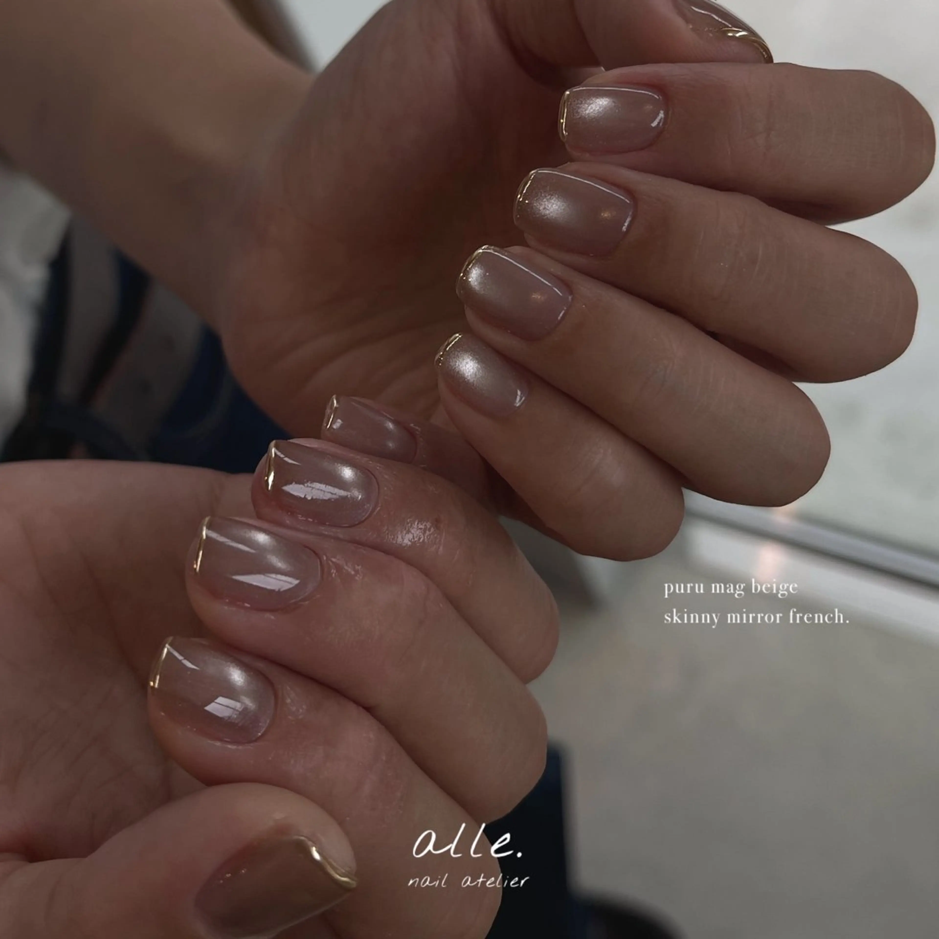 ネイル ハンドネイル atelier alle.のネイルデザイン