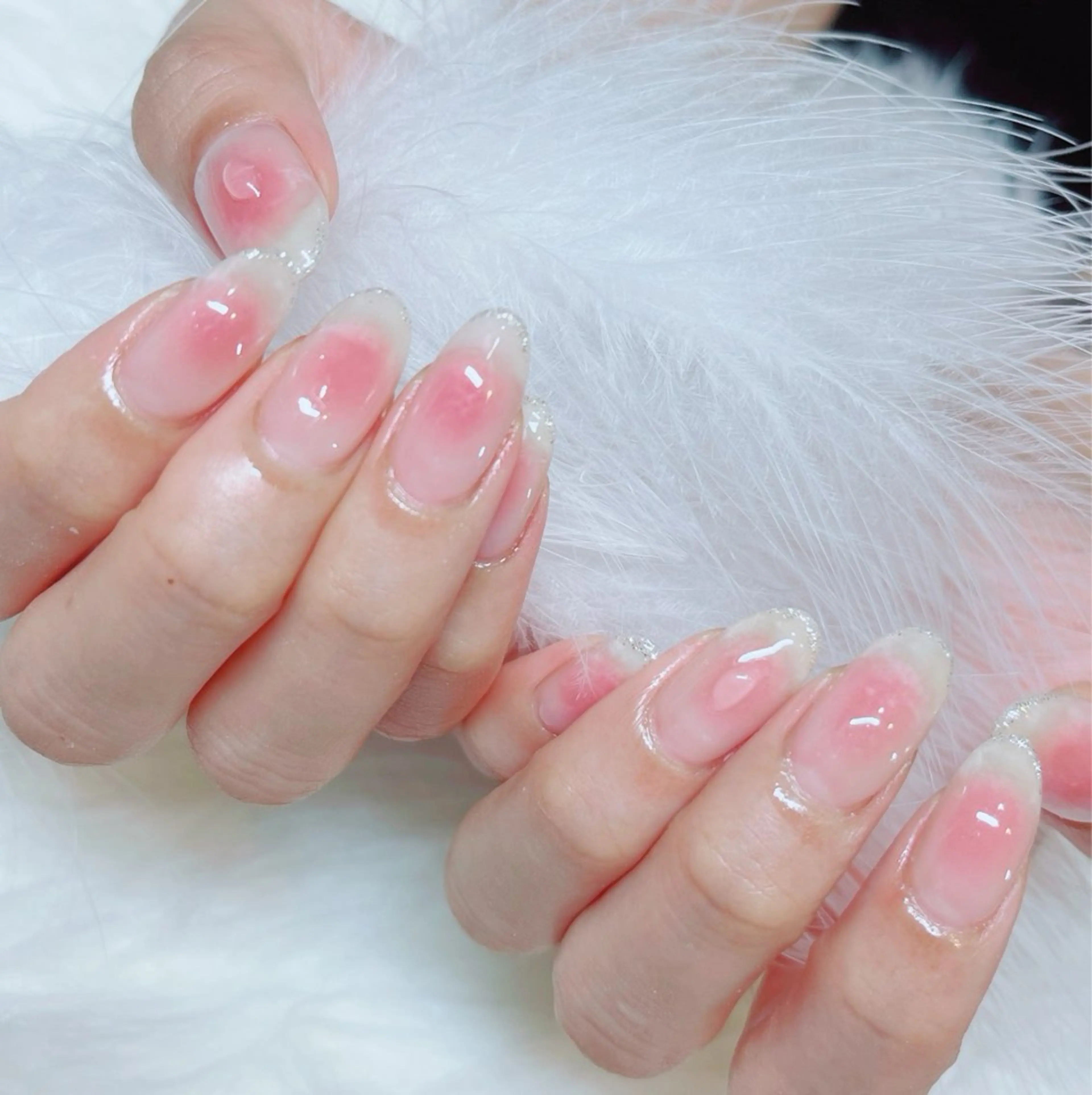 ネイル ラメ(グリッター) ハンドネイル Floria nail salonのネイルデザイン