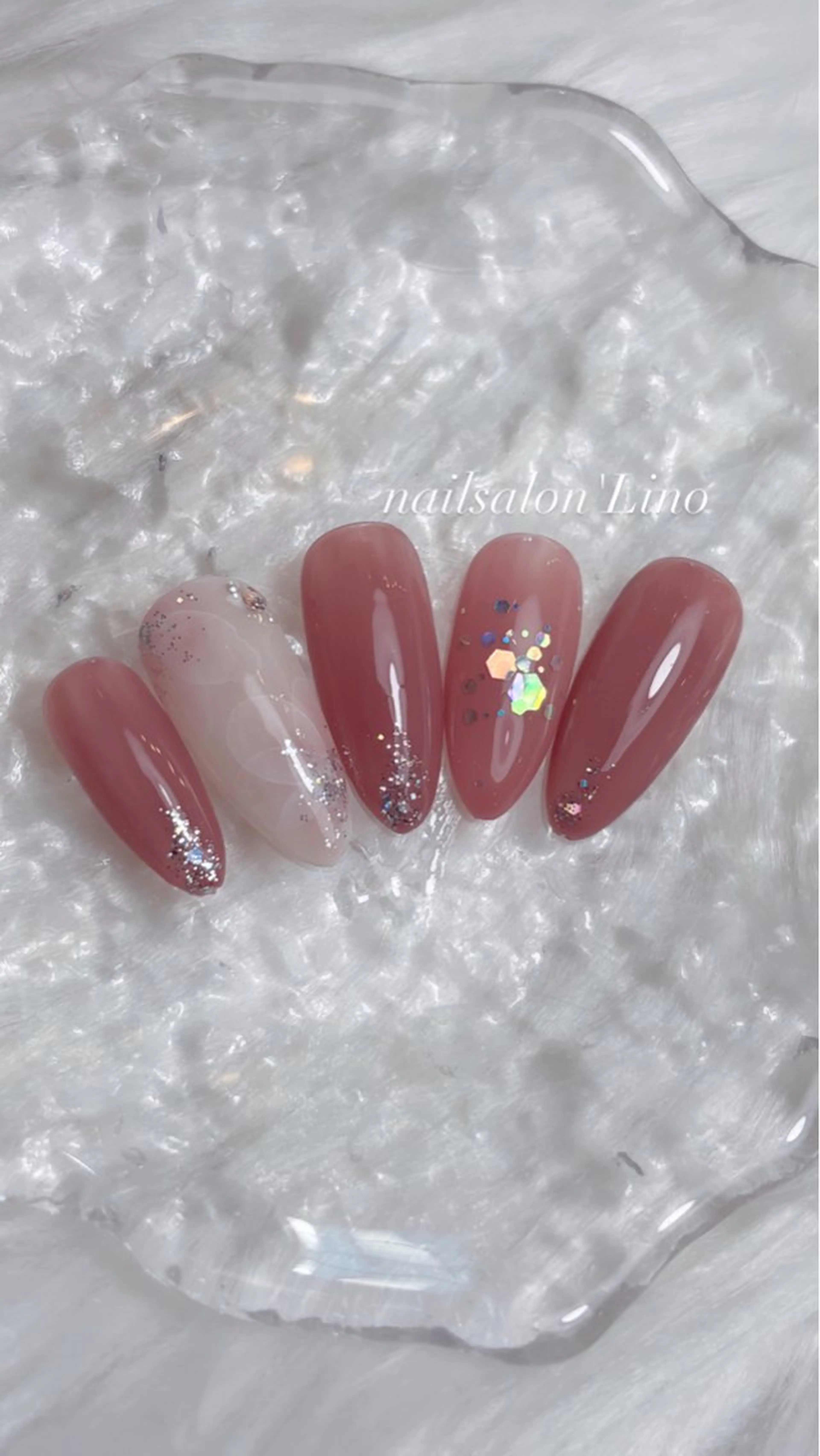 ネイル 入学式 フラワーネイル 春ネイル ハンドネイル Lino𓂃⟡.· Chizuruのネイルデザイン