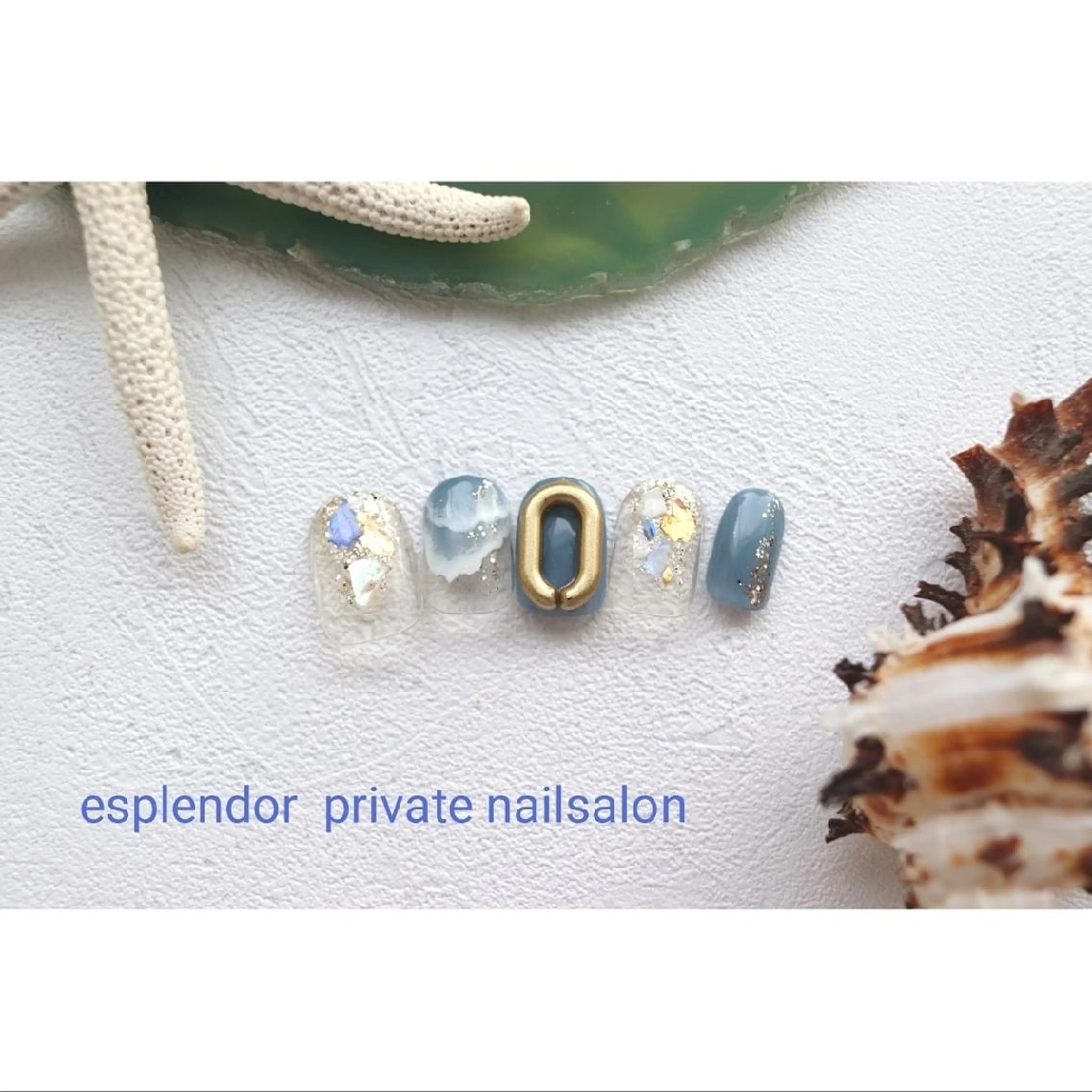 ネイル 夏ネイル ハンドネイル ハンドケア esplendor  エスプレンドル所属・esplendor  小野寺のネイルデザイン