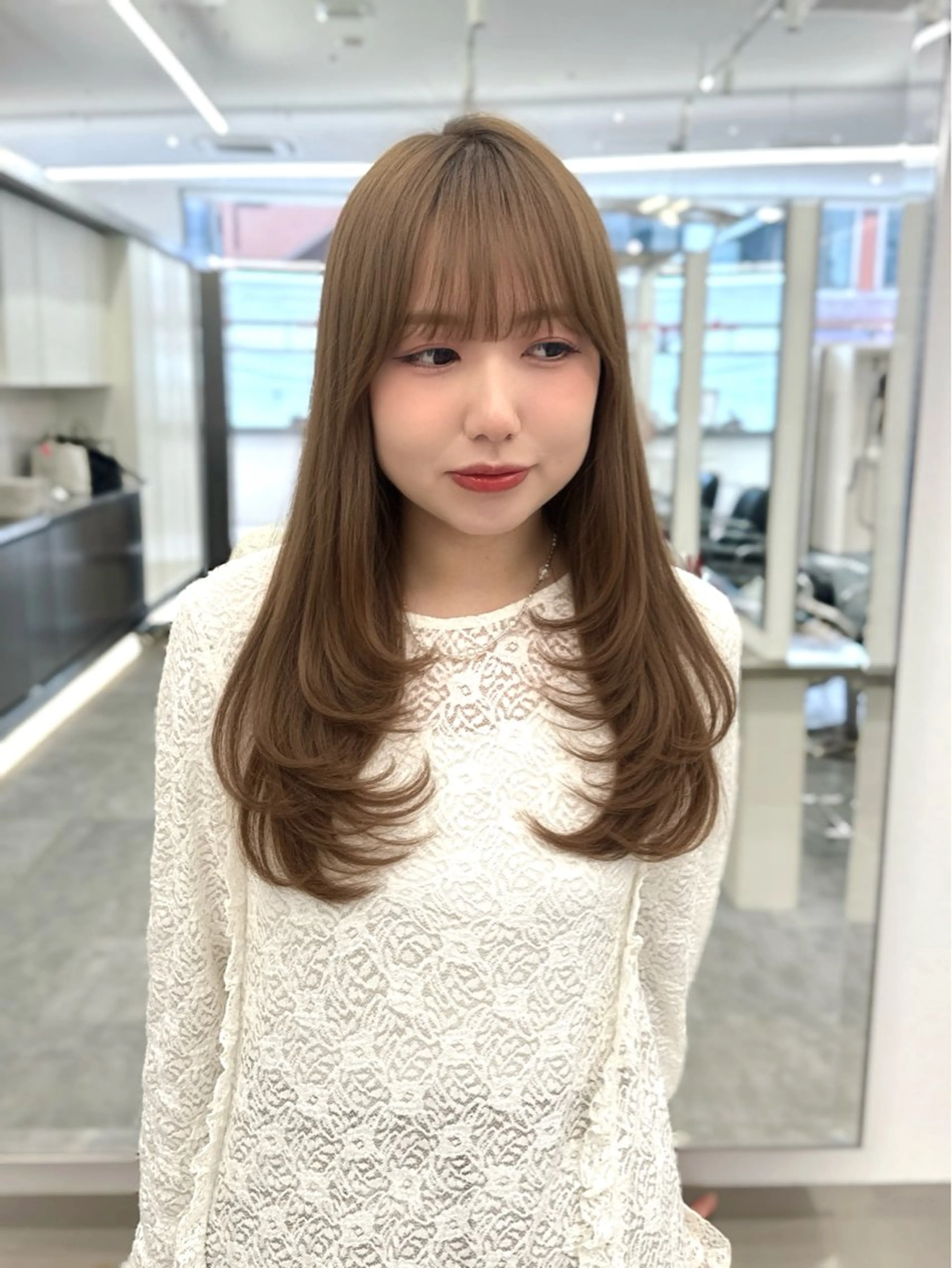 ロング カラー カット ヘアカラー トリートメント ♡ParveMix NANO♡のヘアスタイル