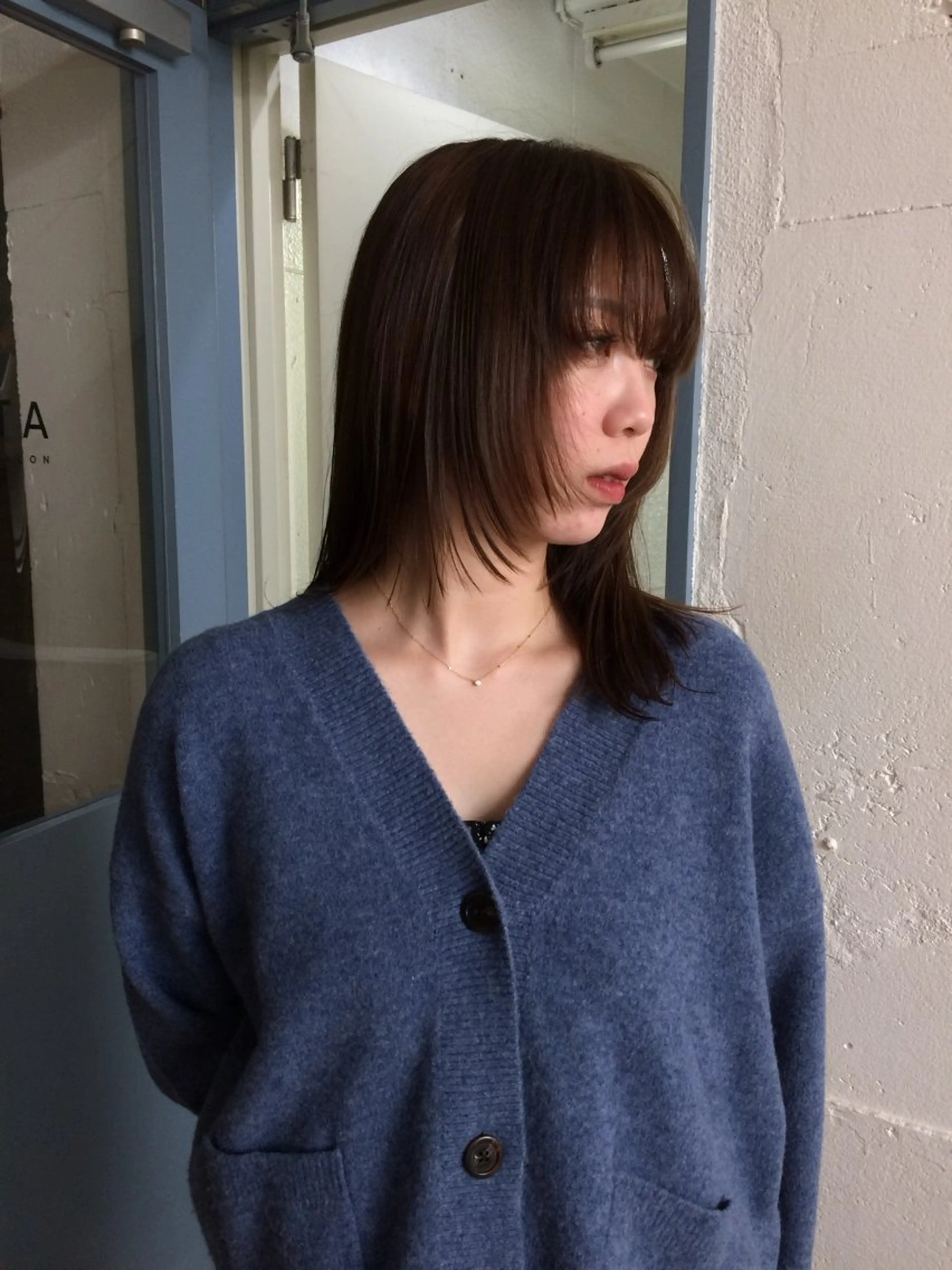 セミロング 【CITA】 竹田　南生のヘアスタイル