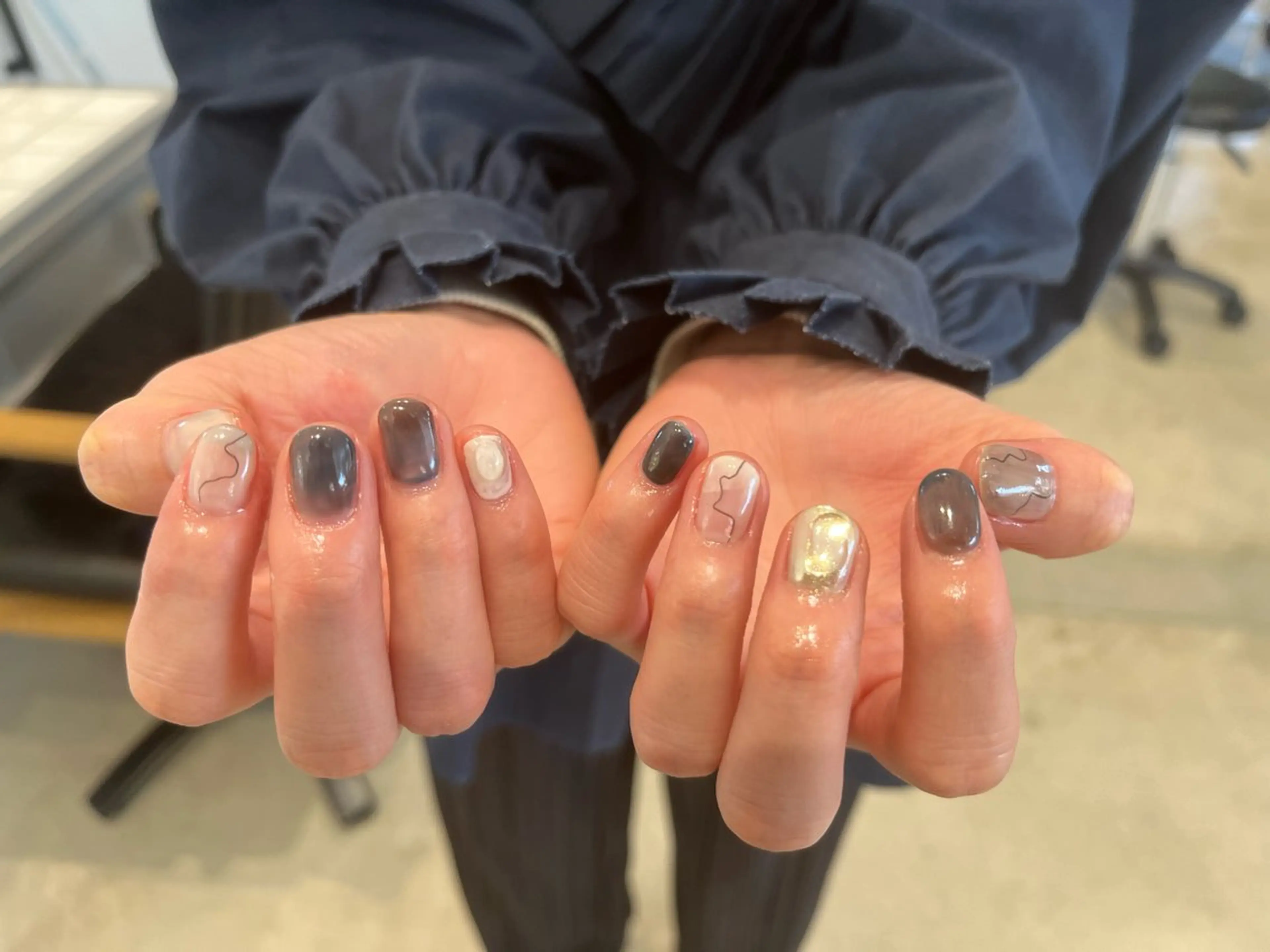 ネイル 持ち込み aloalo MIKAのネイルデザイン