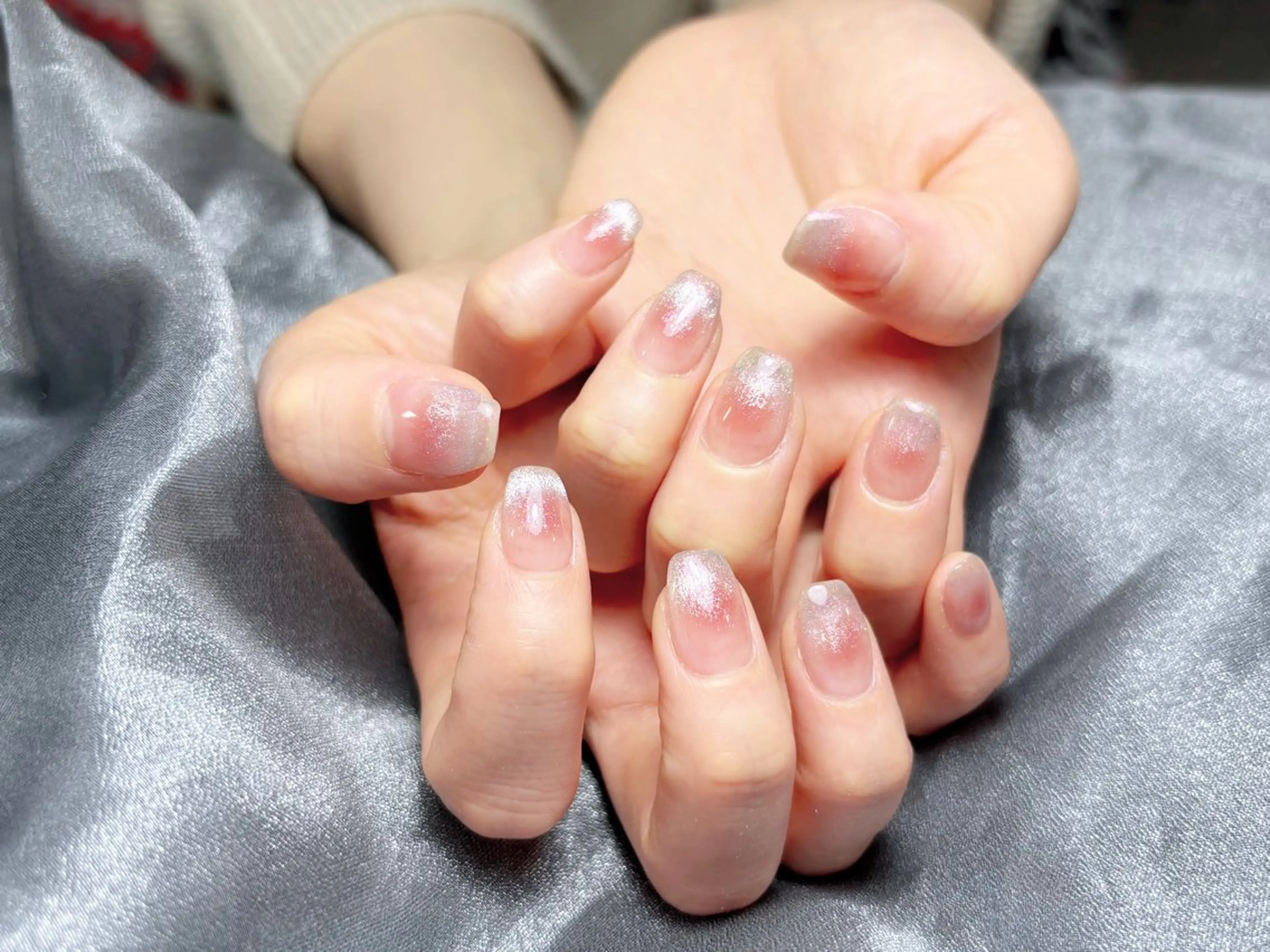 ネイル ハンドネイル H3 Nail Tsuki🦋💙のネイルデザイン