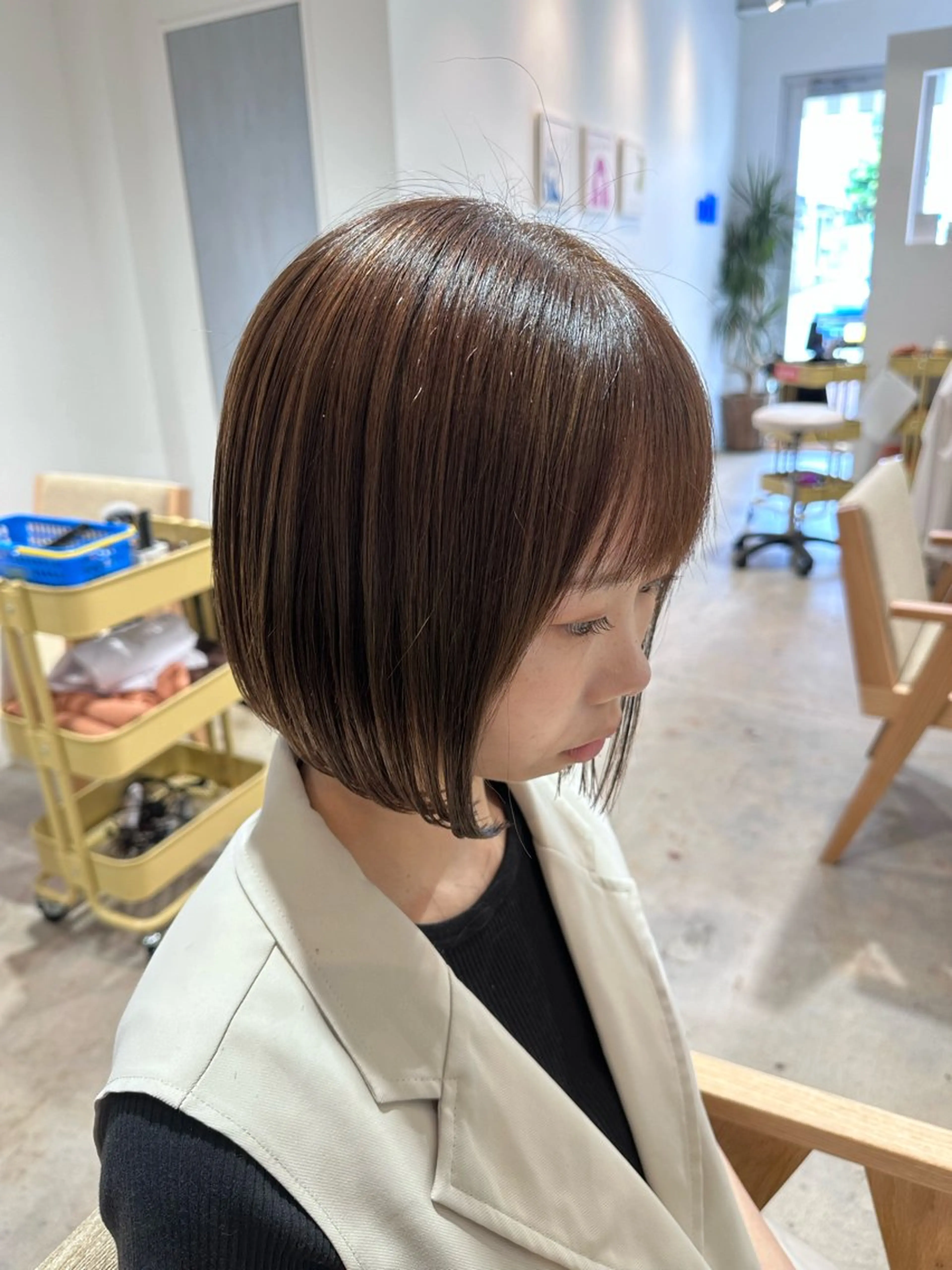 ショート 髪質改善・ クロスパーマ◎倉澤のヘアスタイル