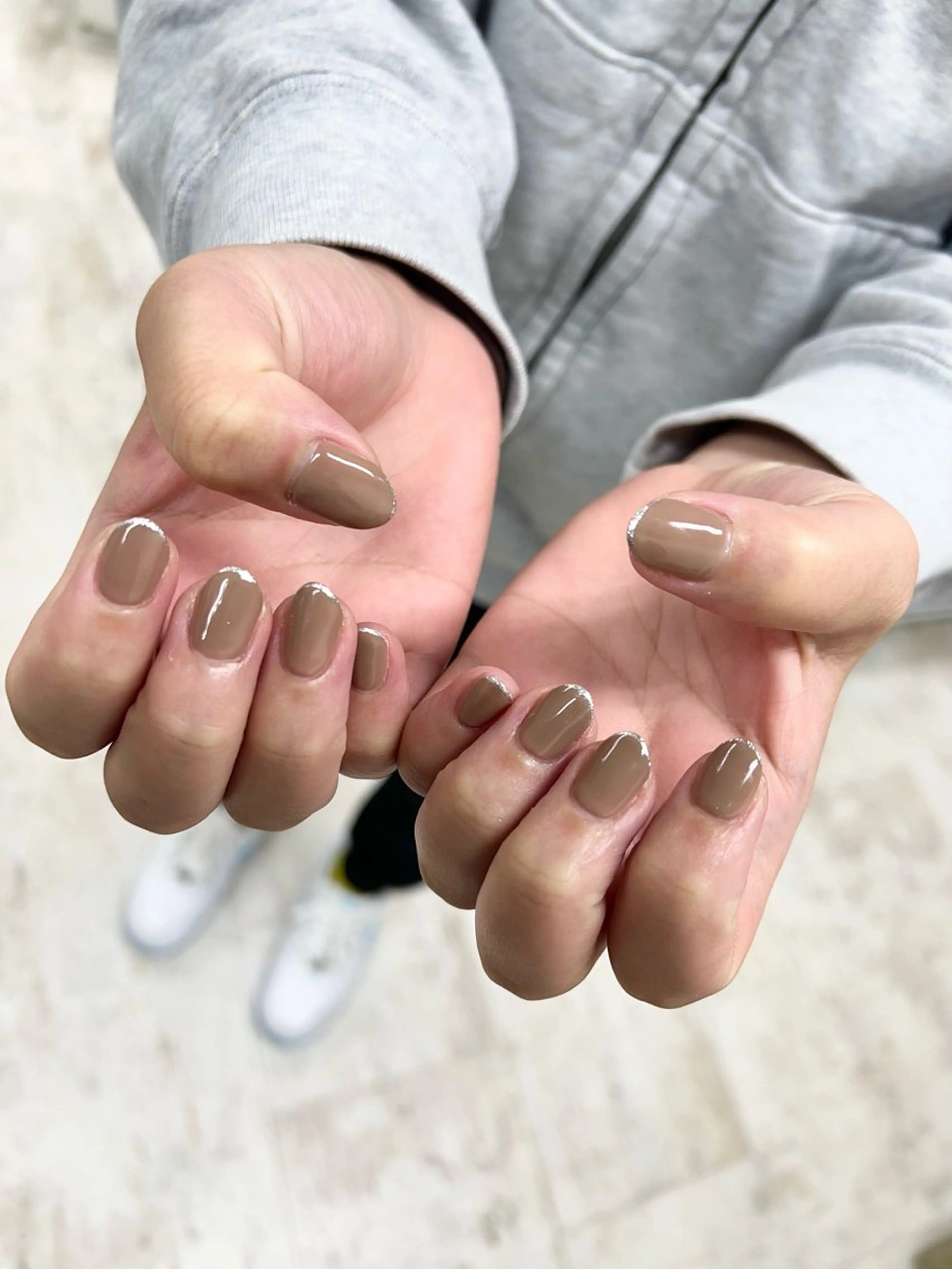 ネイル フレンチネイル 吉田 里菜のネイルデザイン