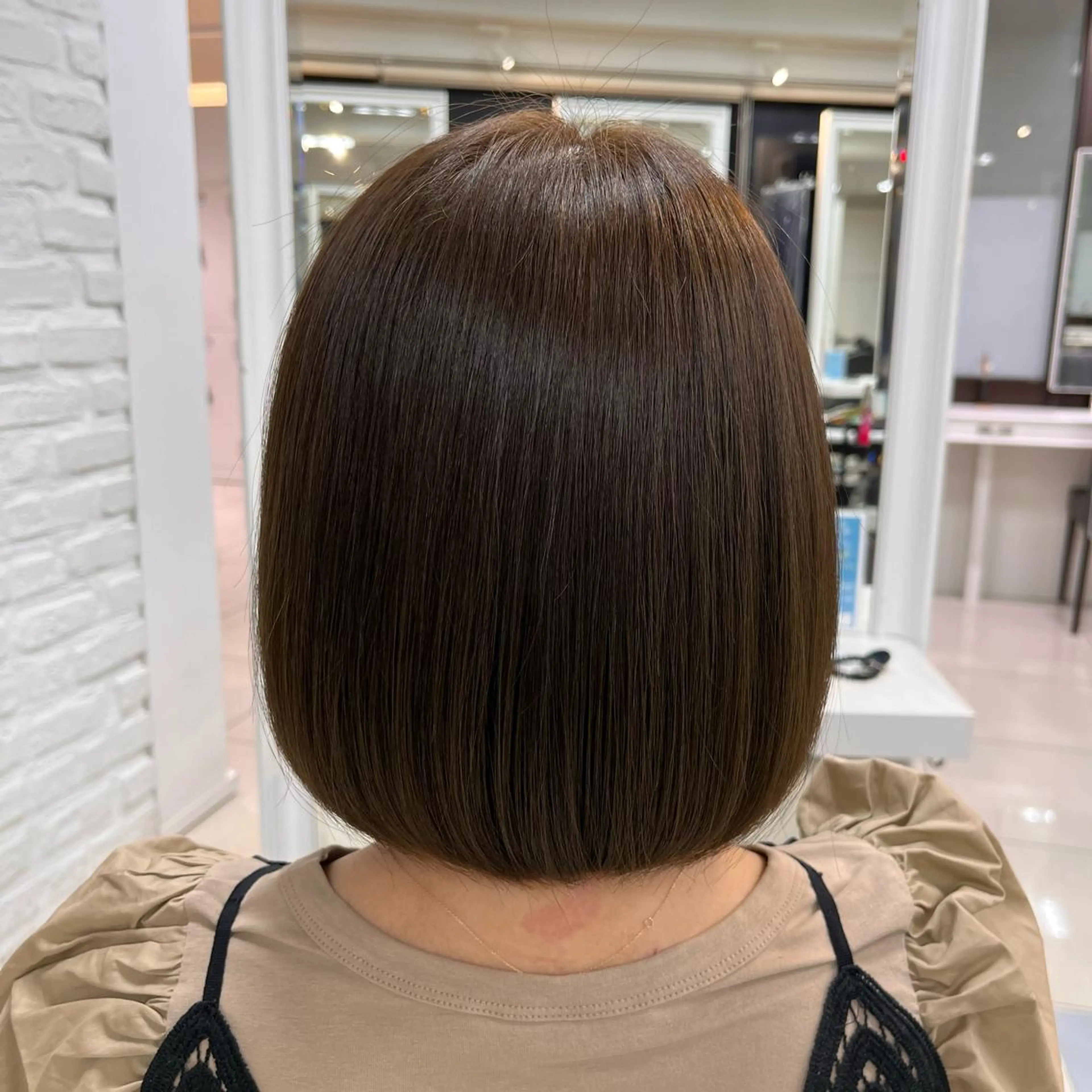 ショート カラー アッシュ ベージュカラー 【メンズ縮毛矯正/ Ryokaのヘアスタイル