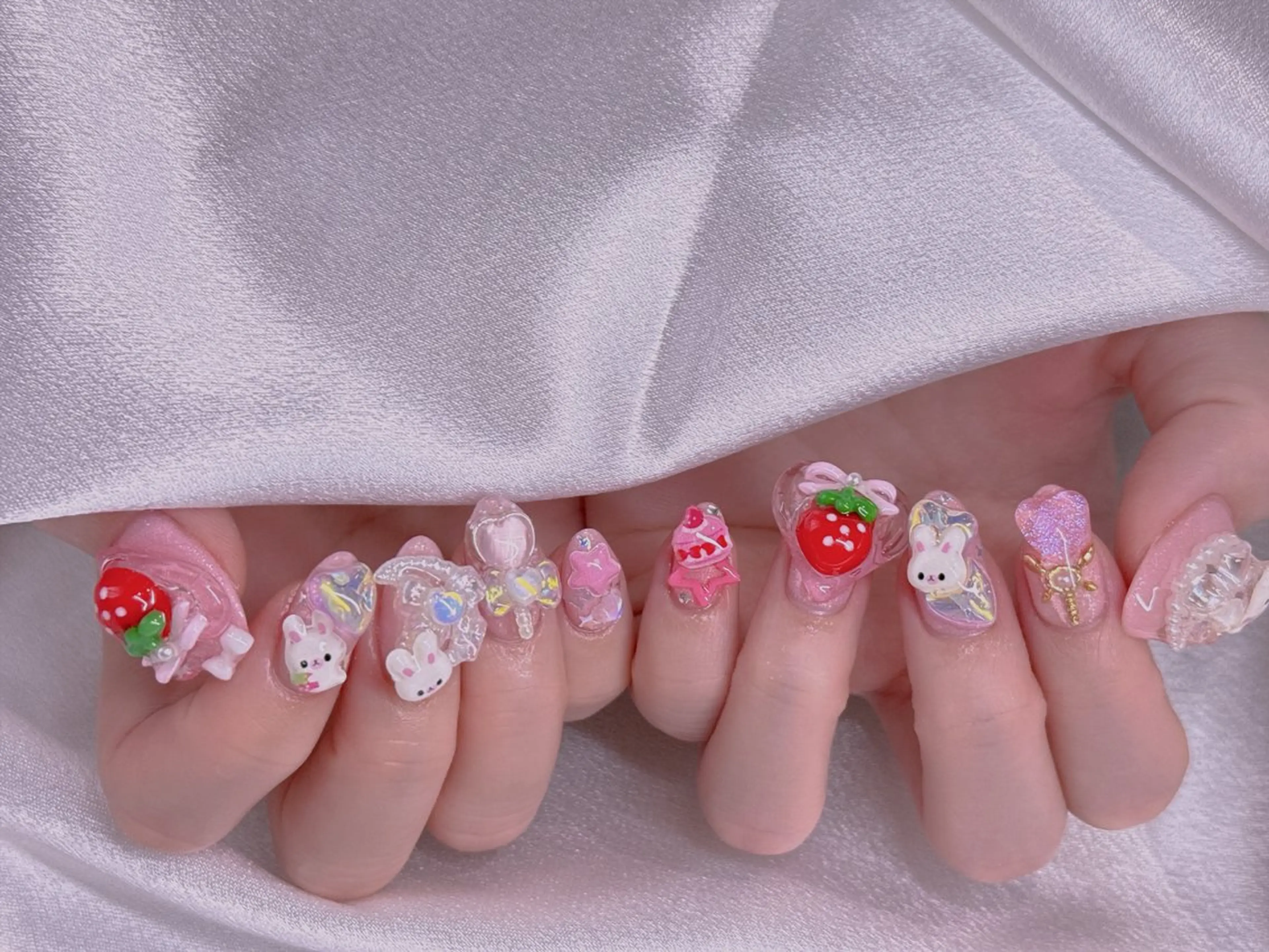 ネイル ハンドネイル 長さだし専門店 M2　rikaのネイルデザイン