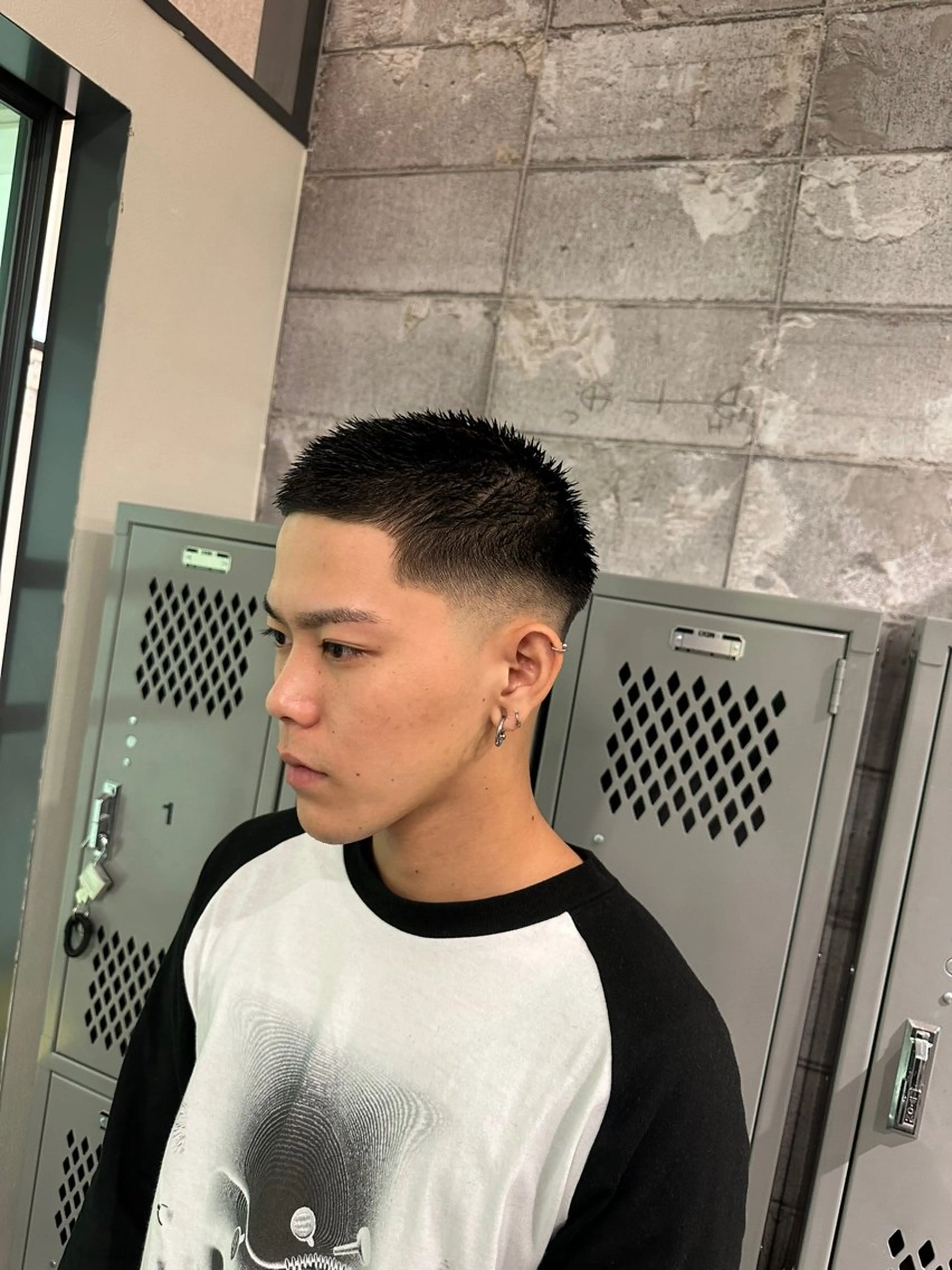 ショート カット ヘアセット 福本 純平のヘアスタイル