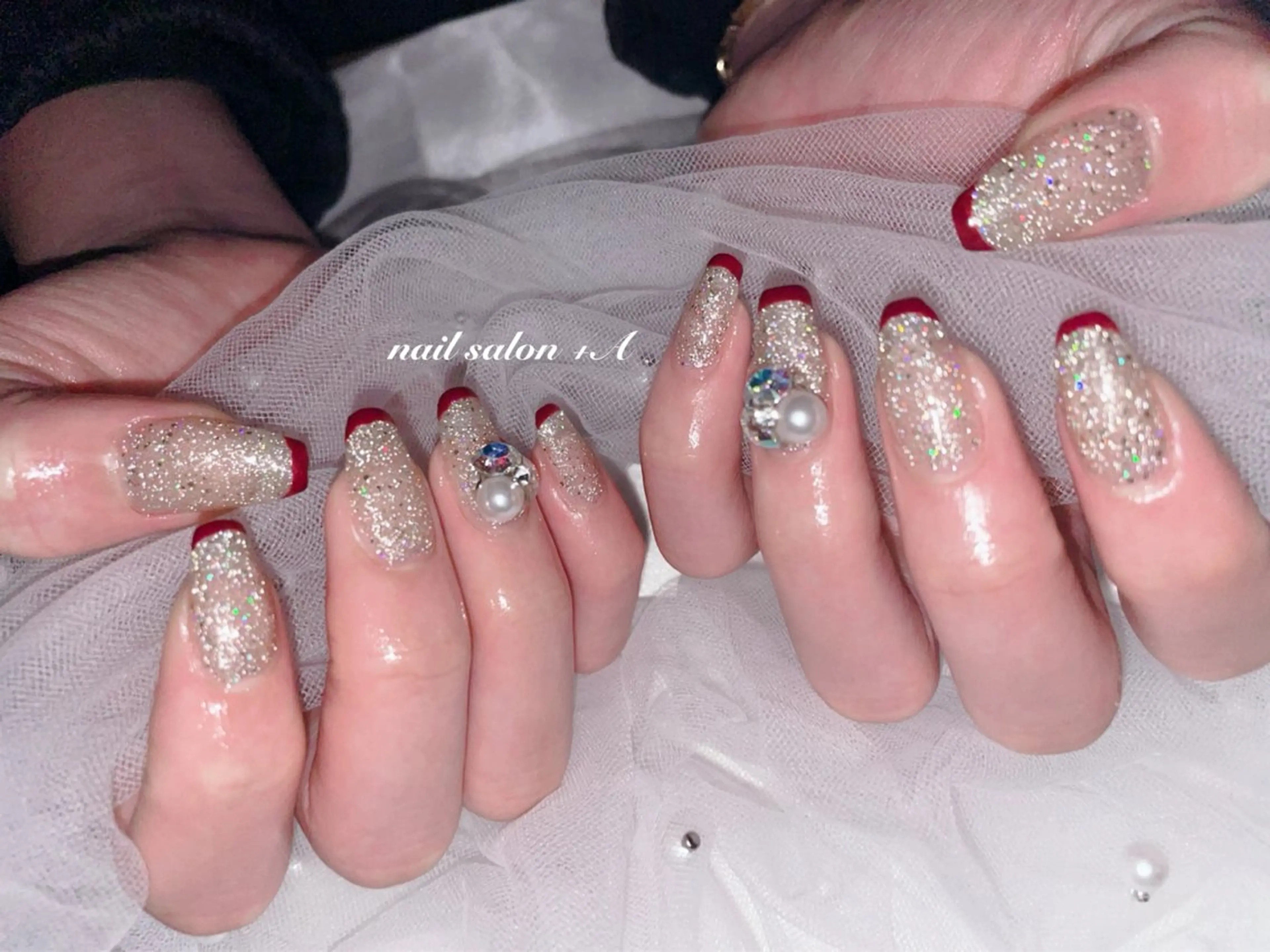 ミディアム ハンドネイル Nail Salon +Aのネイルデザイン