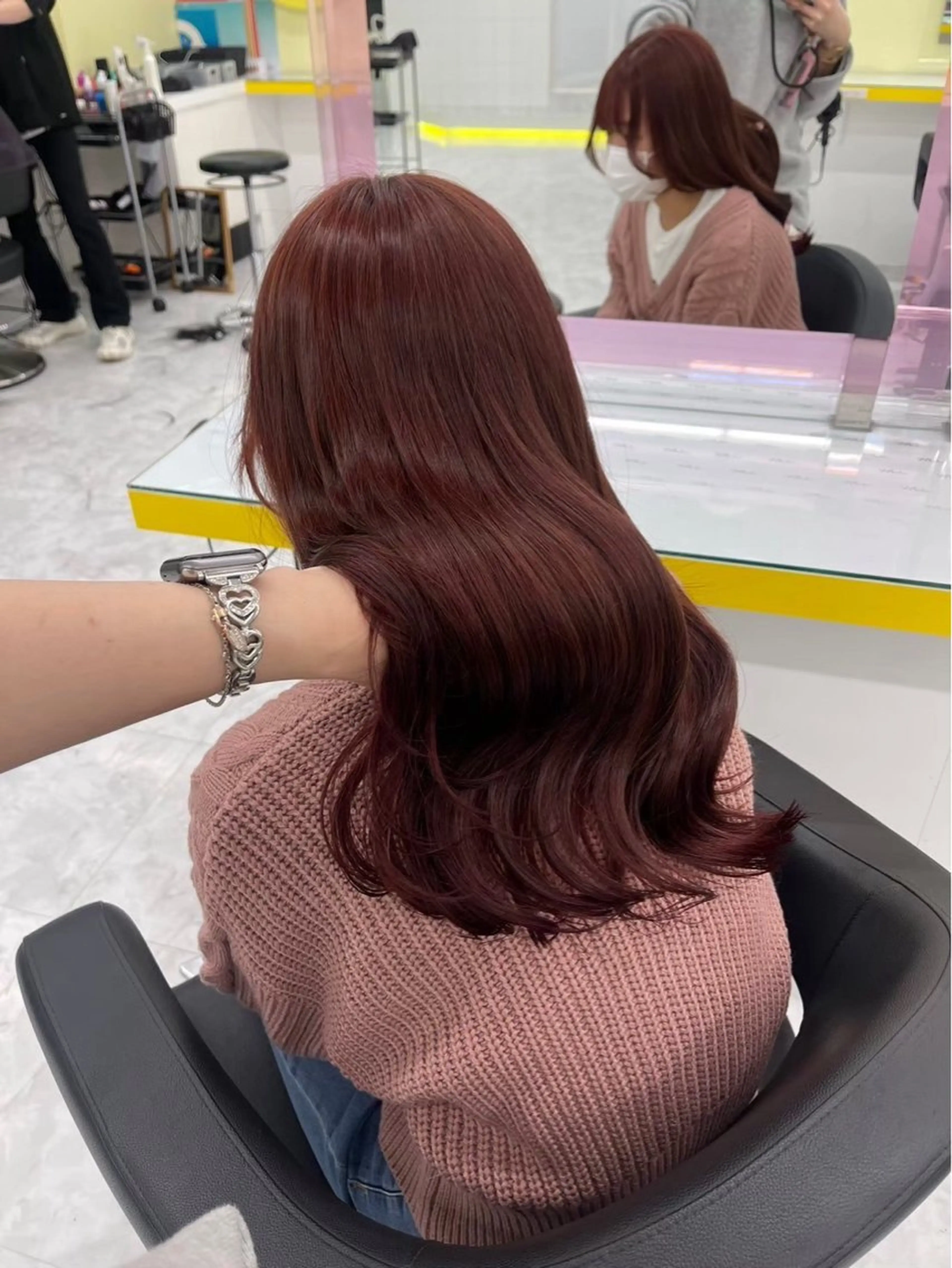 ロング カラー 🎀暖色/ラベンダー /paru🤍のヘアスタイル