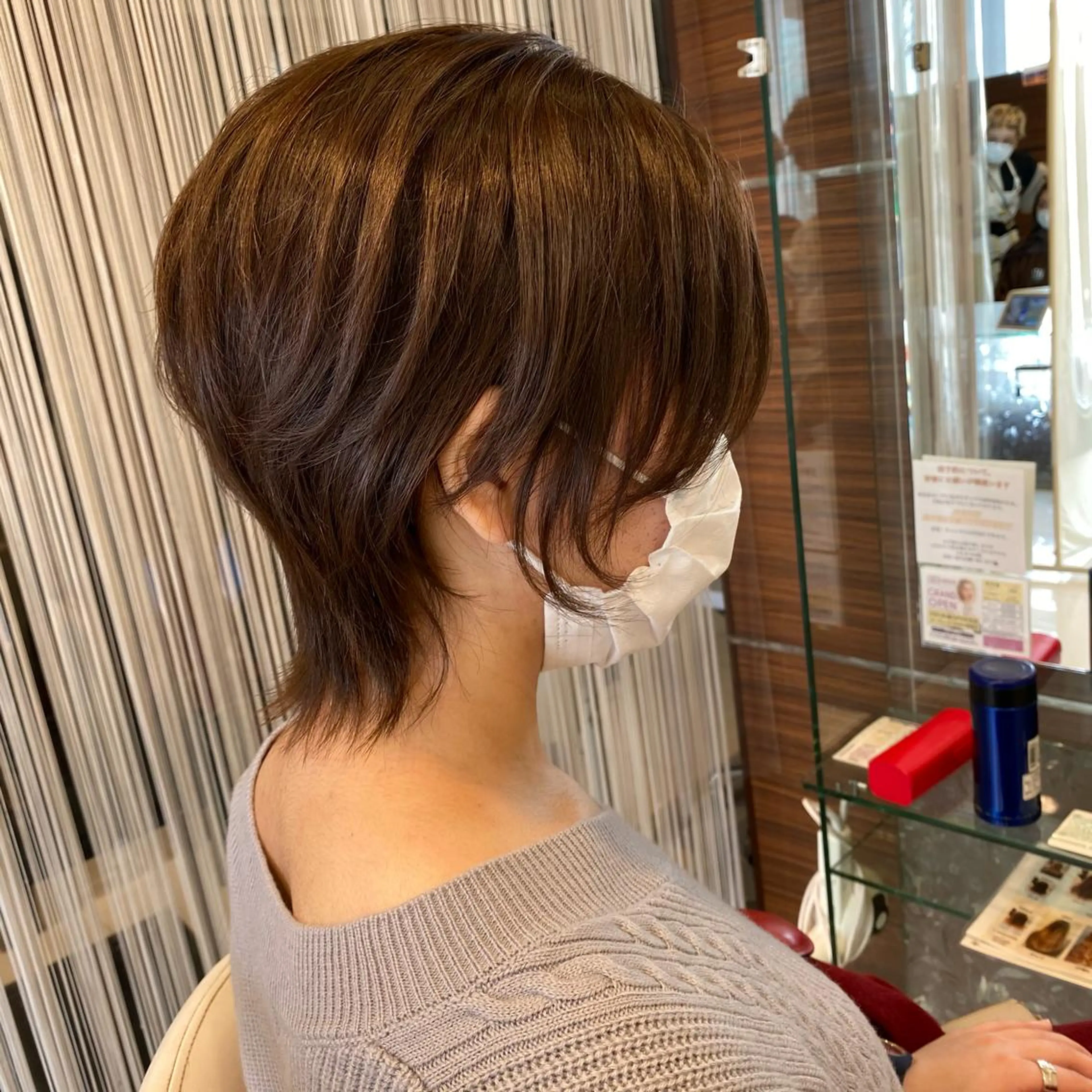 オーガニックカラー+3種重ね付けトリートメントの写真