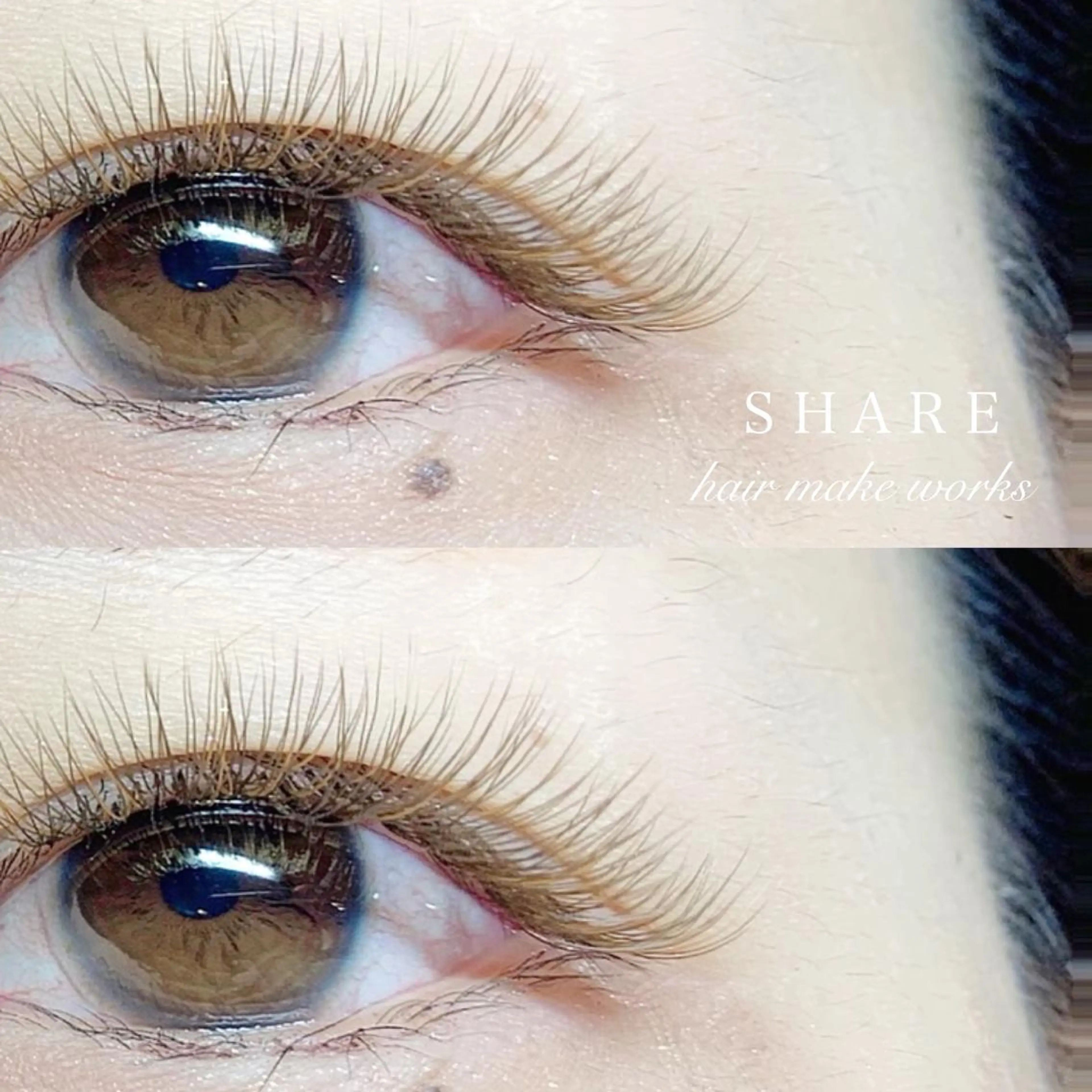 マツエク・マツパ カラーマツエク ボリュームラッシュ ＳＨＡＲＥ所属・正箱 真紗美の眉毛・アイブロウイメージ