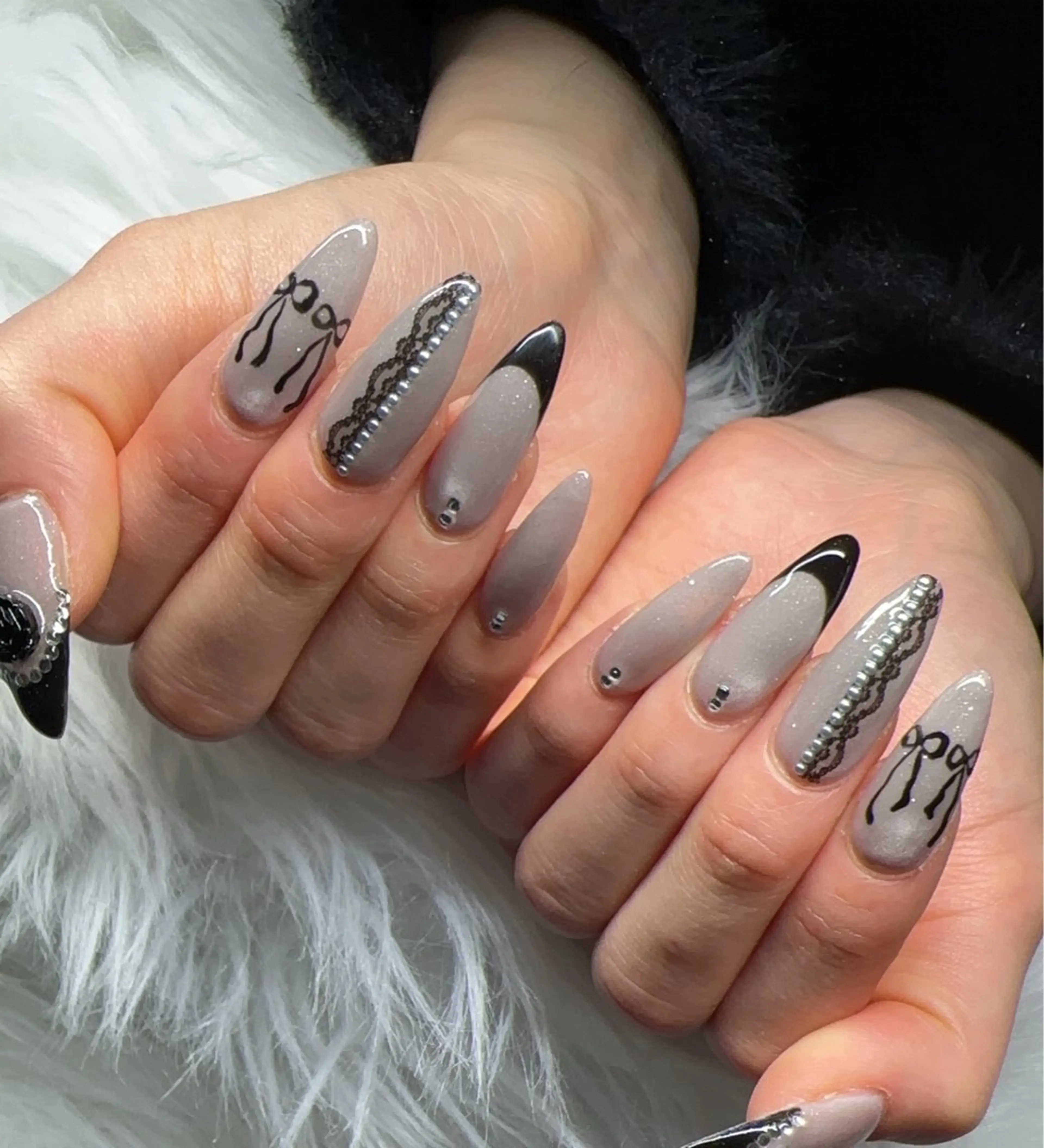 ネイル フラッシュネイル マグネットネイル ハンドネイル nail salon OnRのネイルデザイン