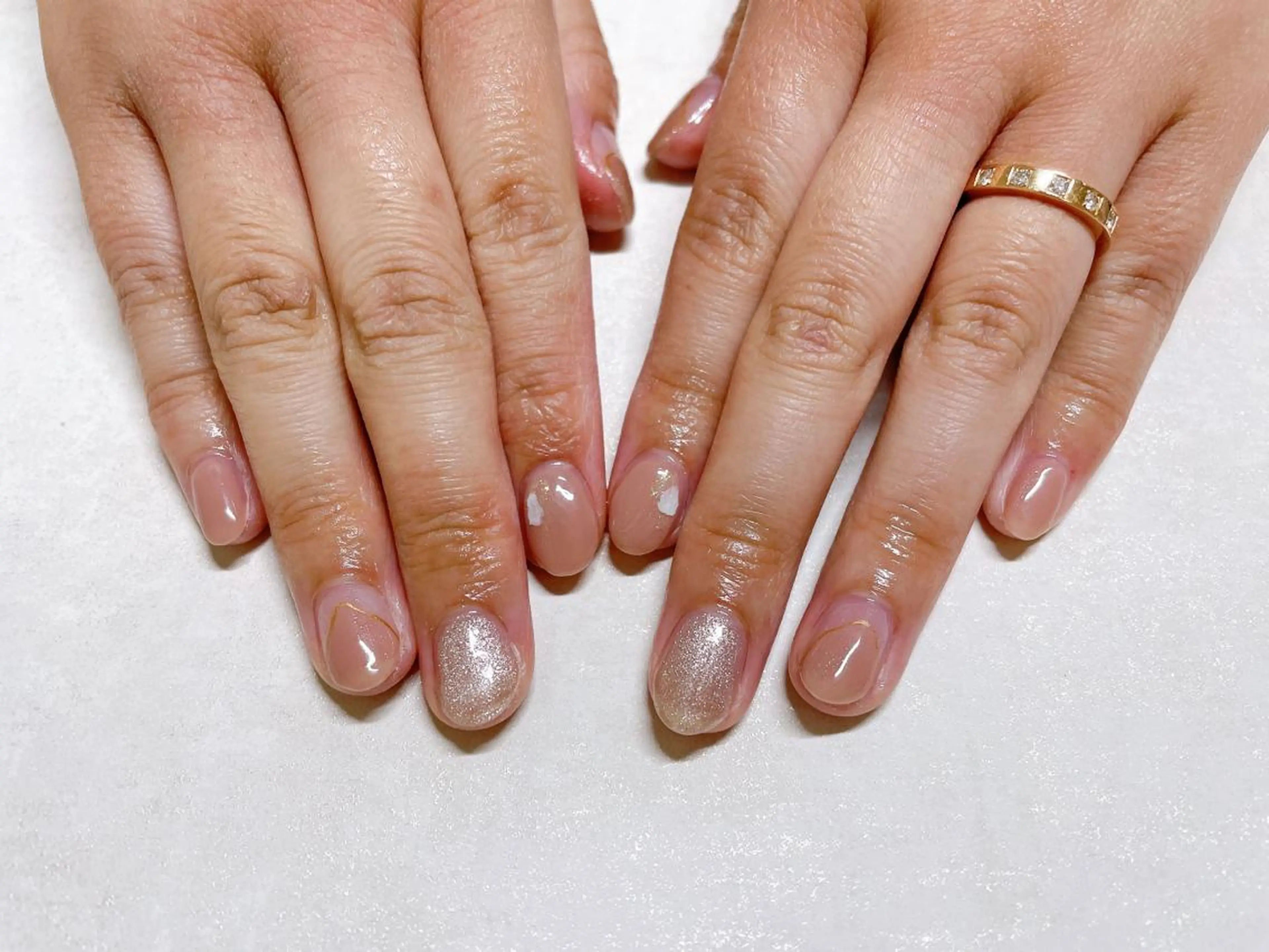 ネイル オーロラネイル フラワーネイル フットネイル フレンチネイル ジェルネイル mogunail &blowのネイルデザイン