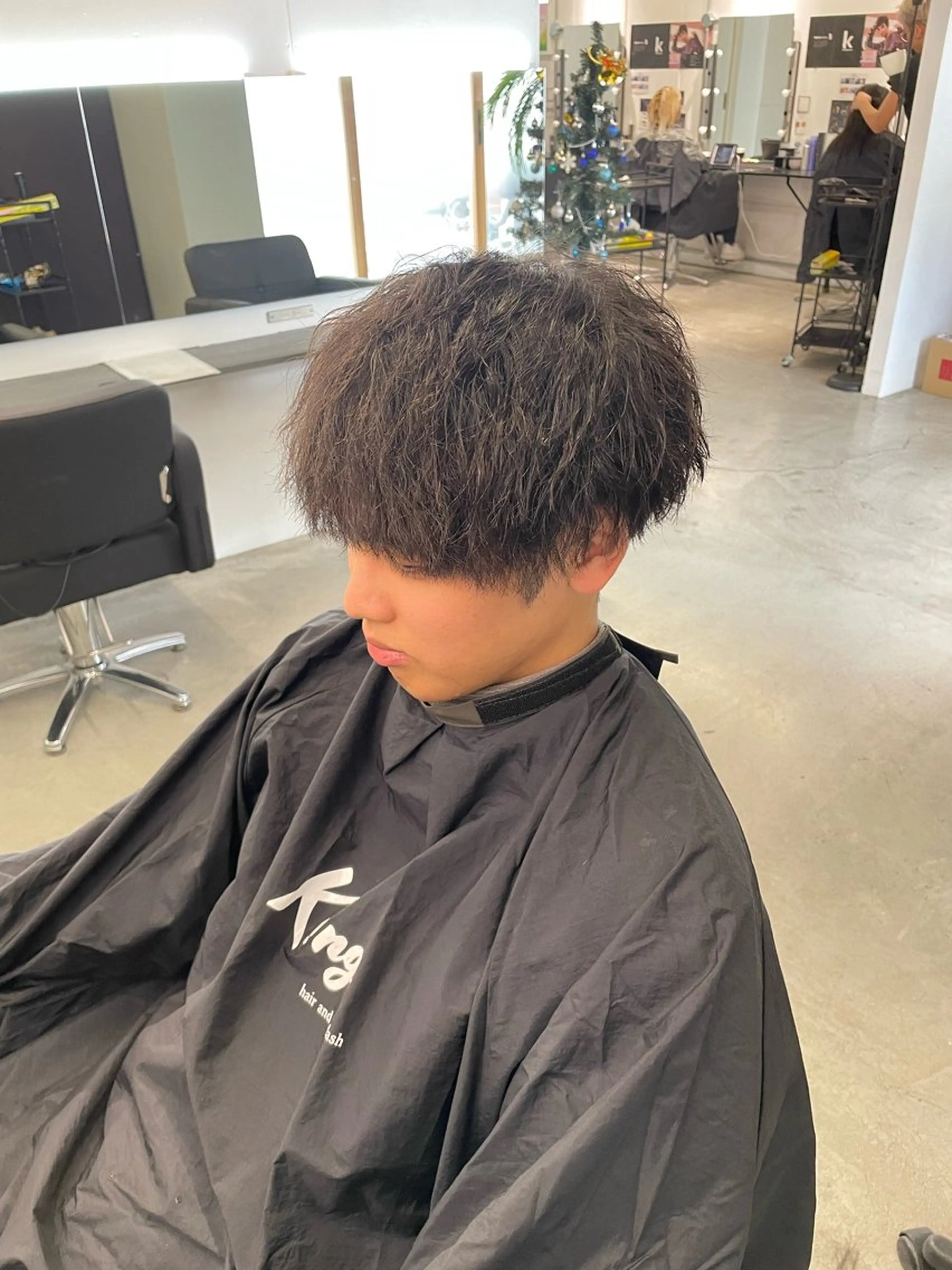 メンズ 椙本健太 シールエクステのヘアスタイル