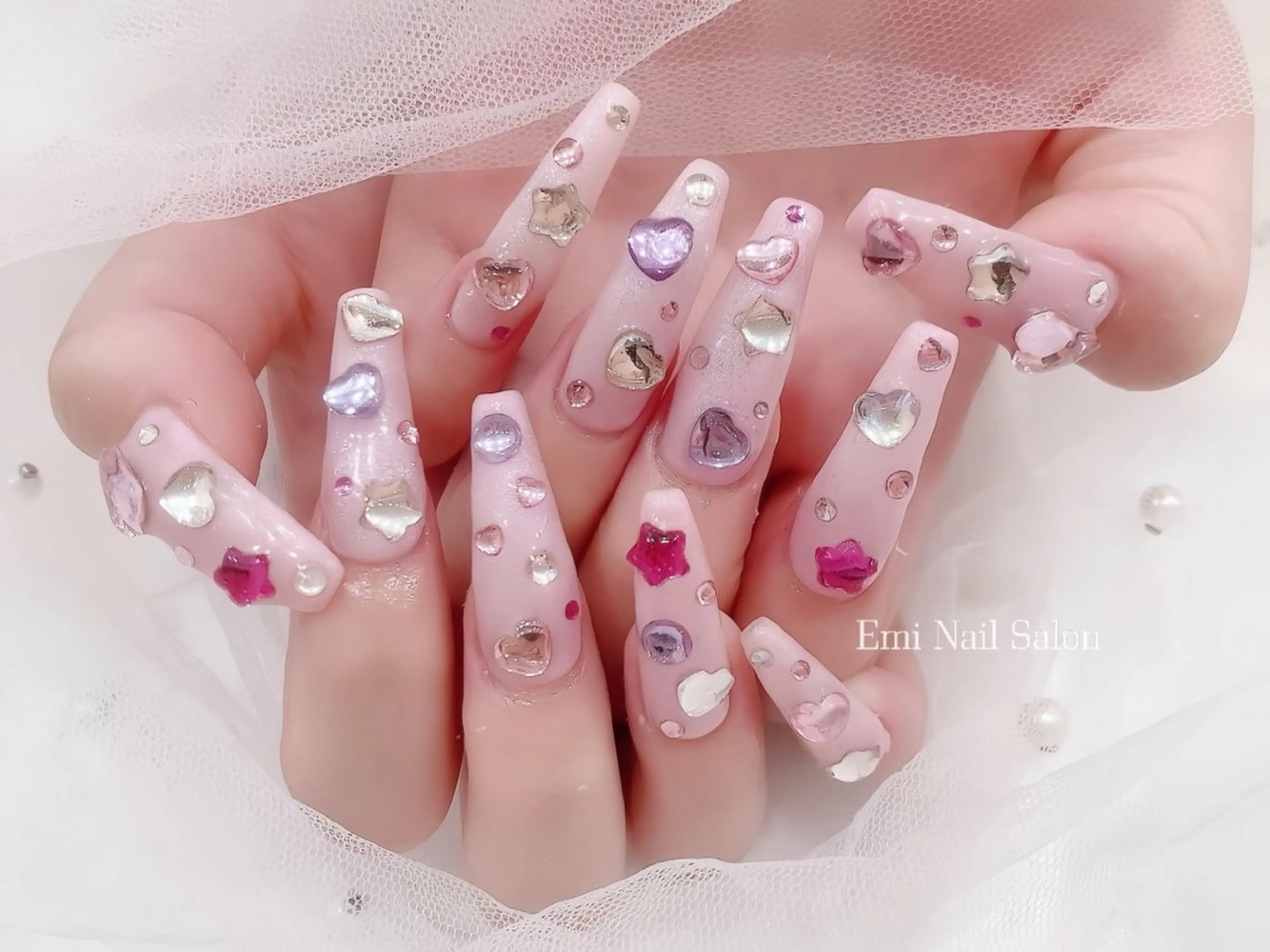 ネイル アートネイル ジェルネイル ネイルチップ Rin Nail 新大久保店のネイルデザイン