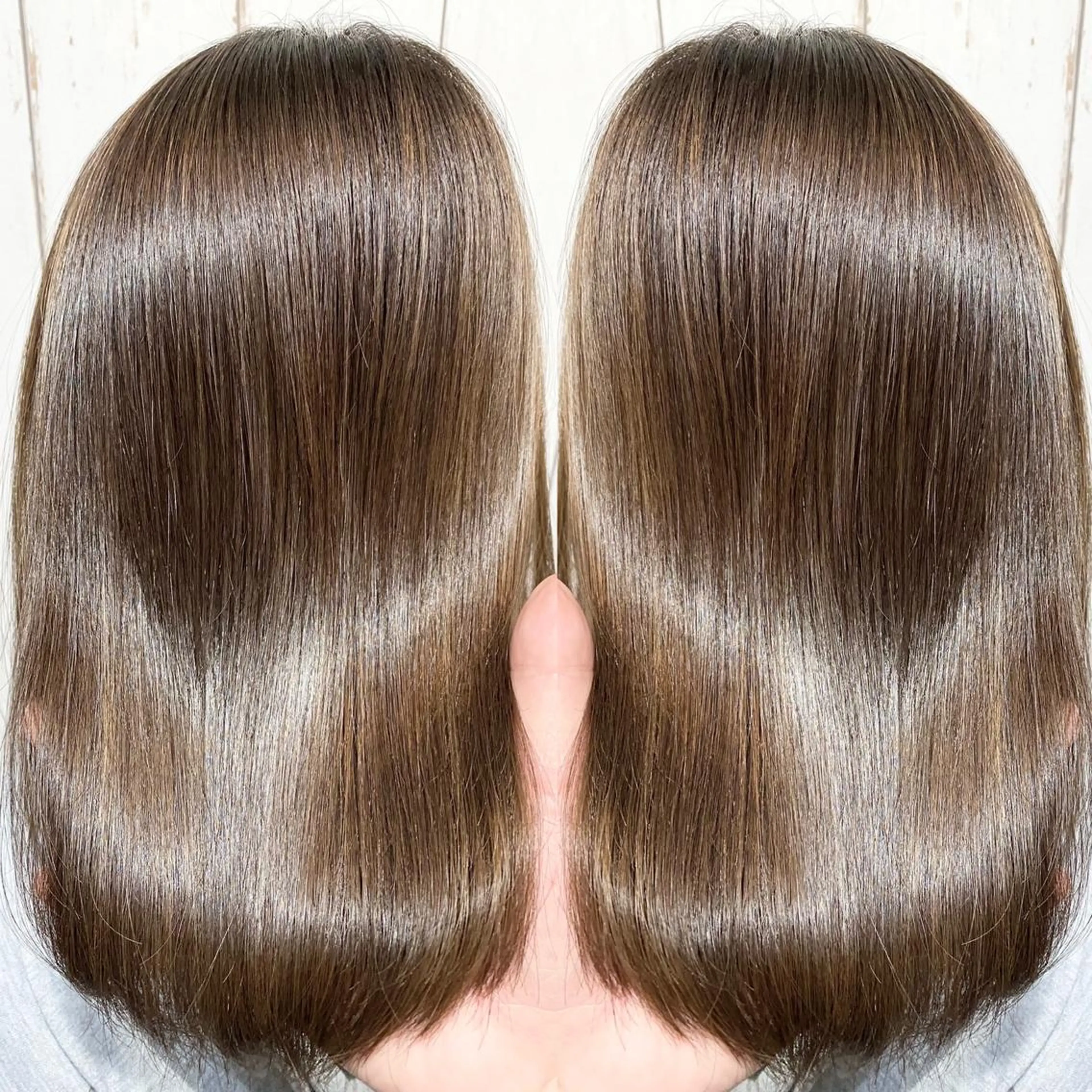 ロング アッシュ ハイライト 髪質改善 レイヤーカット トリートメント 👑指名率No.1 👑坂口飛翔のヘアスタイル