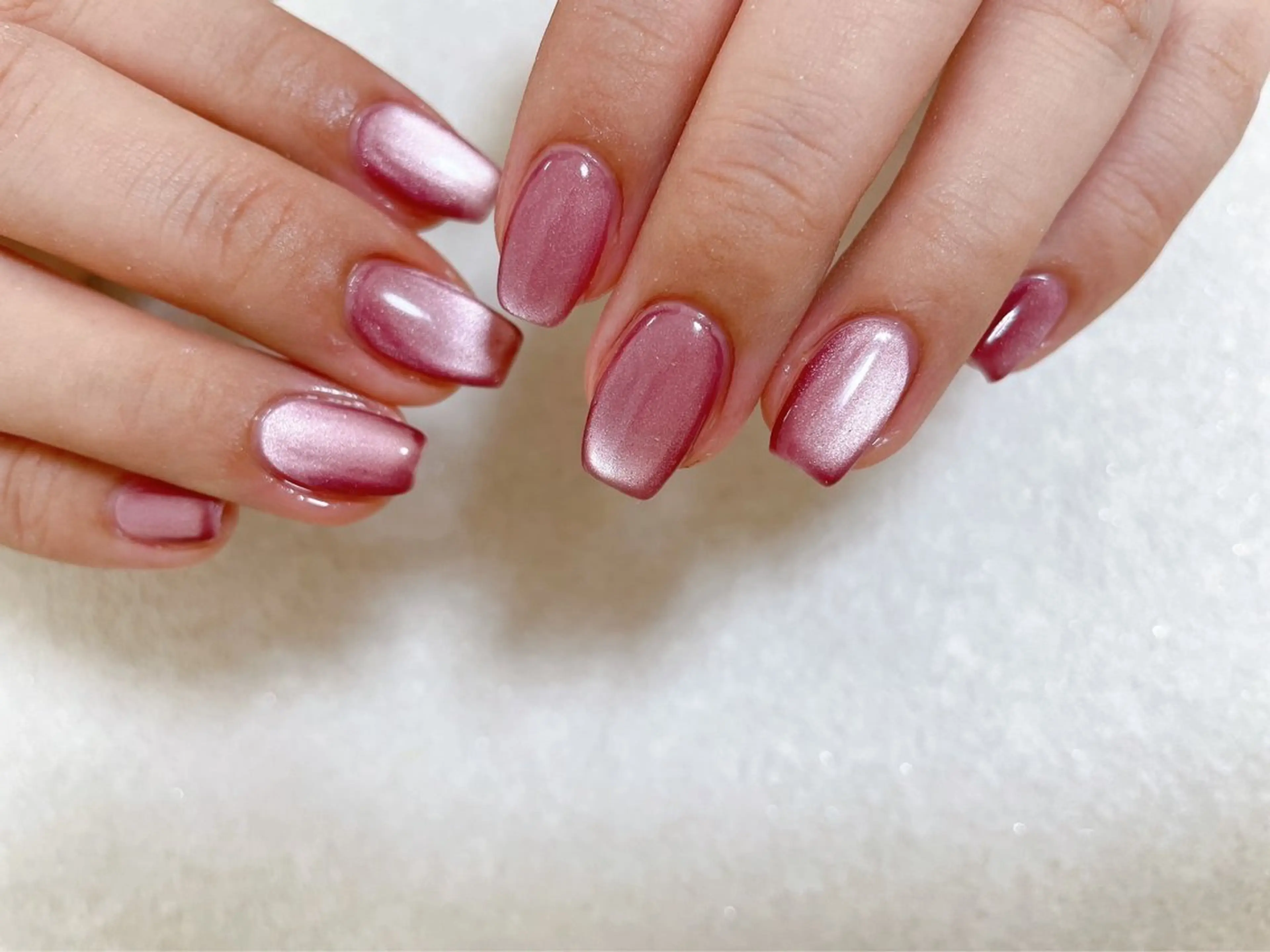 ネイル ジェルネイル キラキラネイル 韓国ネイル マグネットネイル メンズネイル kiki nail たまプラーザのネイルデザイン