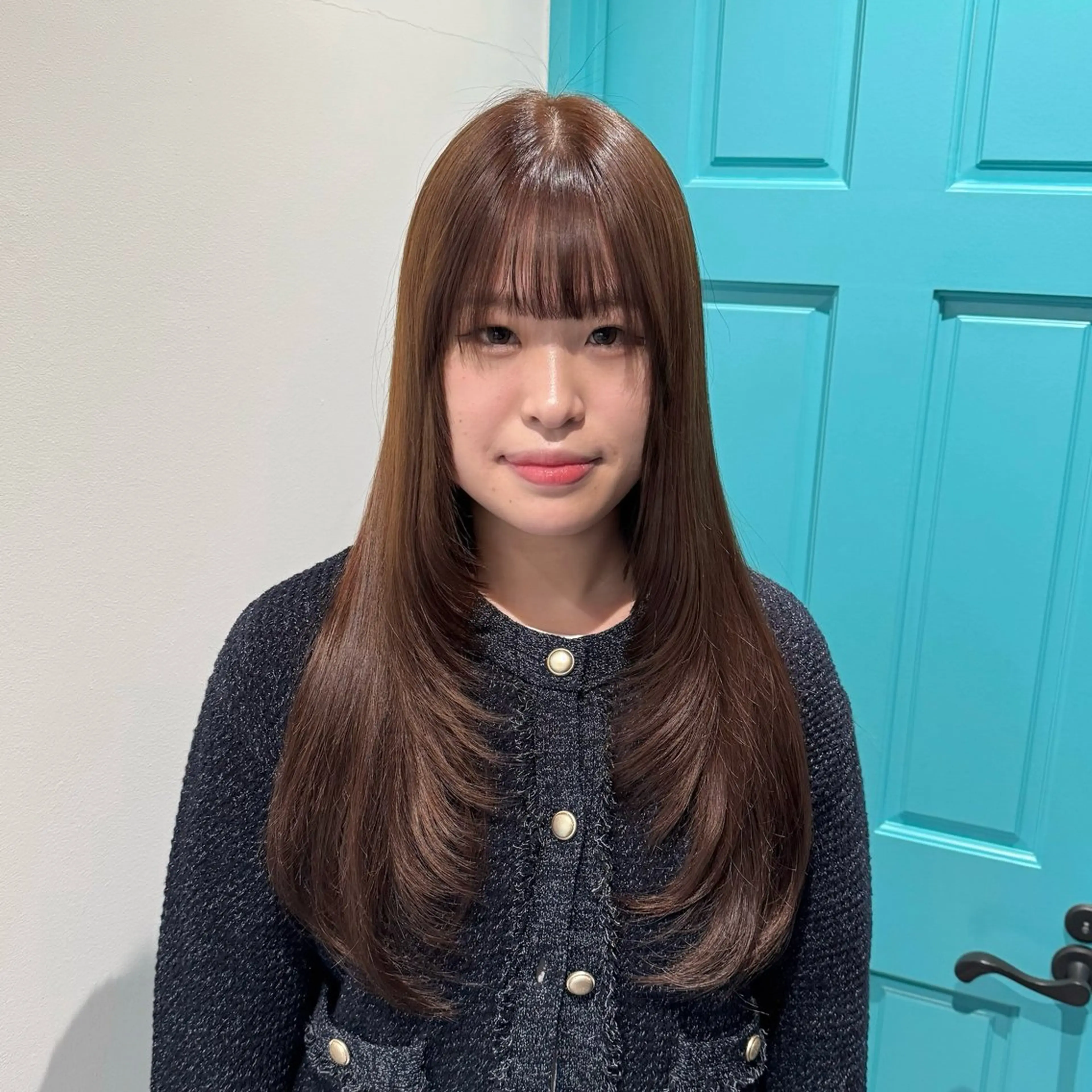 ロング カラー 韓国ヘア AINA🐱のヘアスタイル