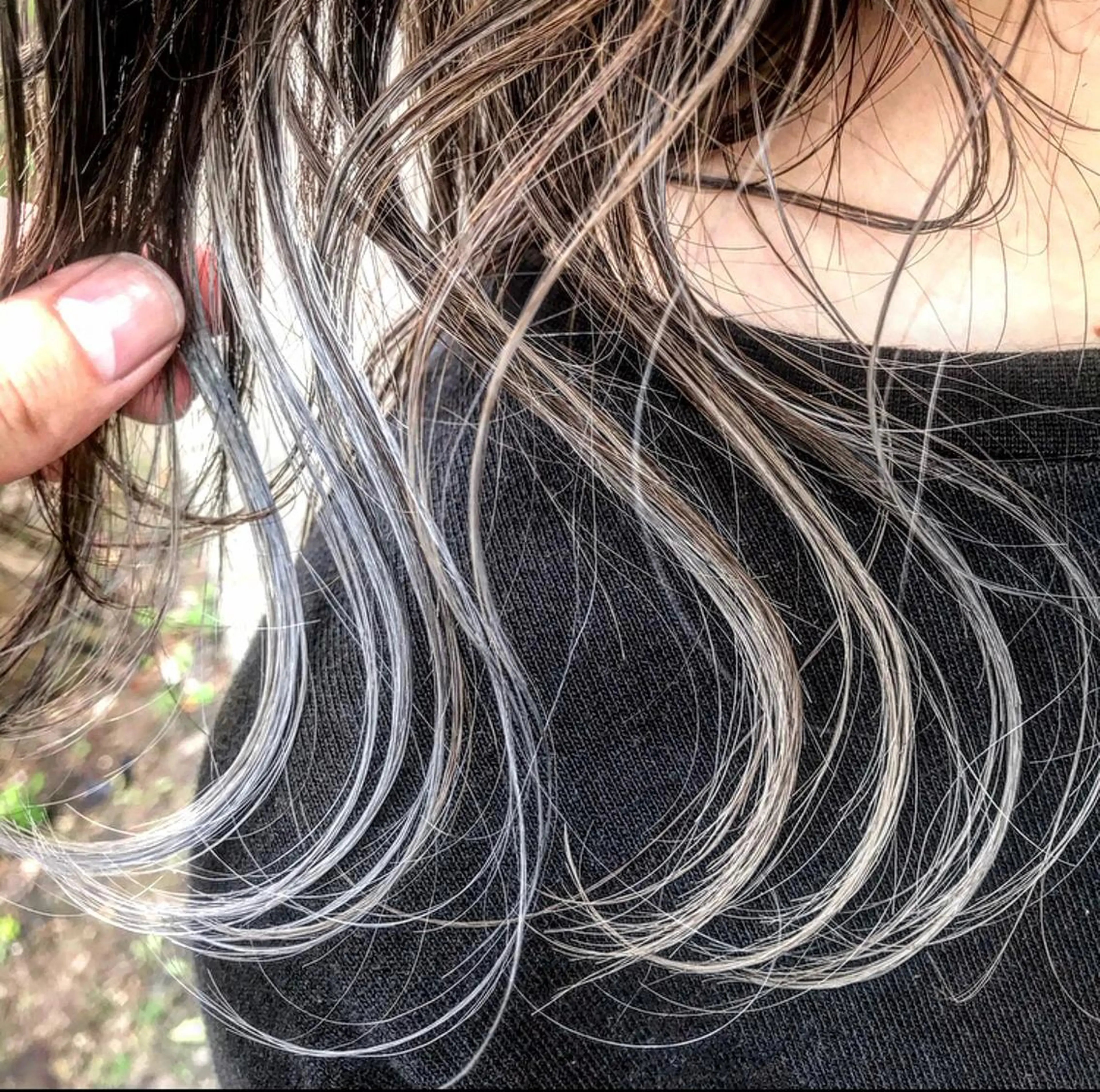 ミディアム カラー ブリーチ ヨシダ トオルのヘアスタイル