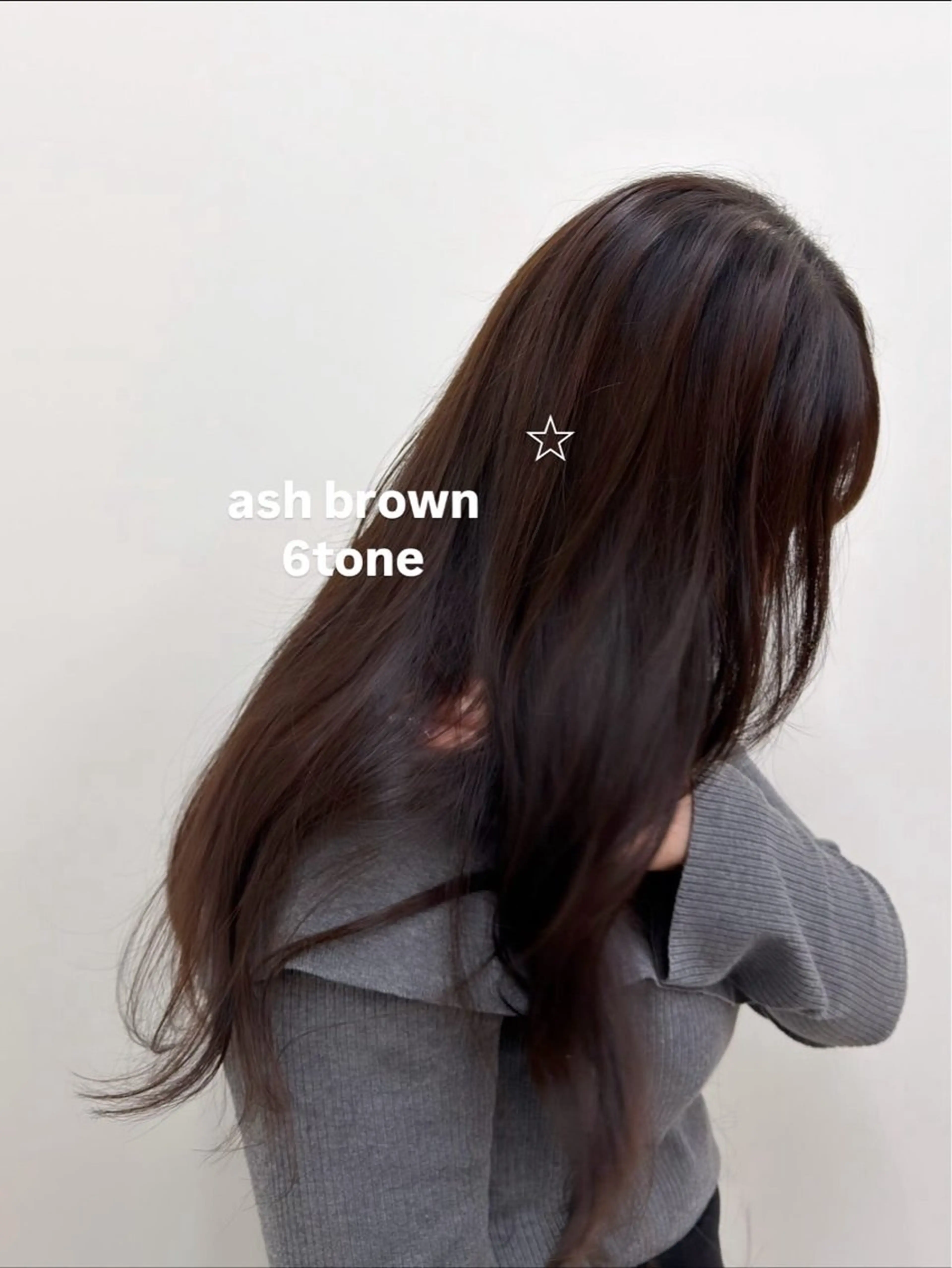 カラー グレージュ🩶 白髪育成🎀ヒナのヘアスタイル