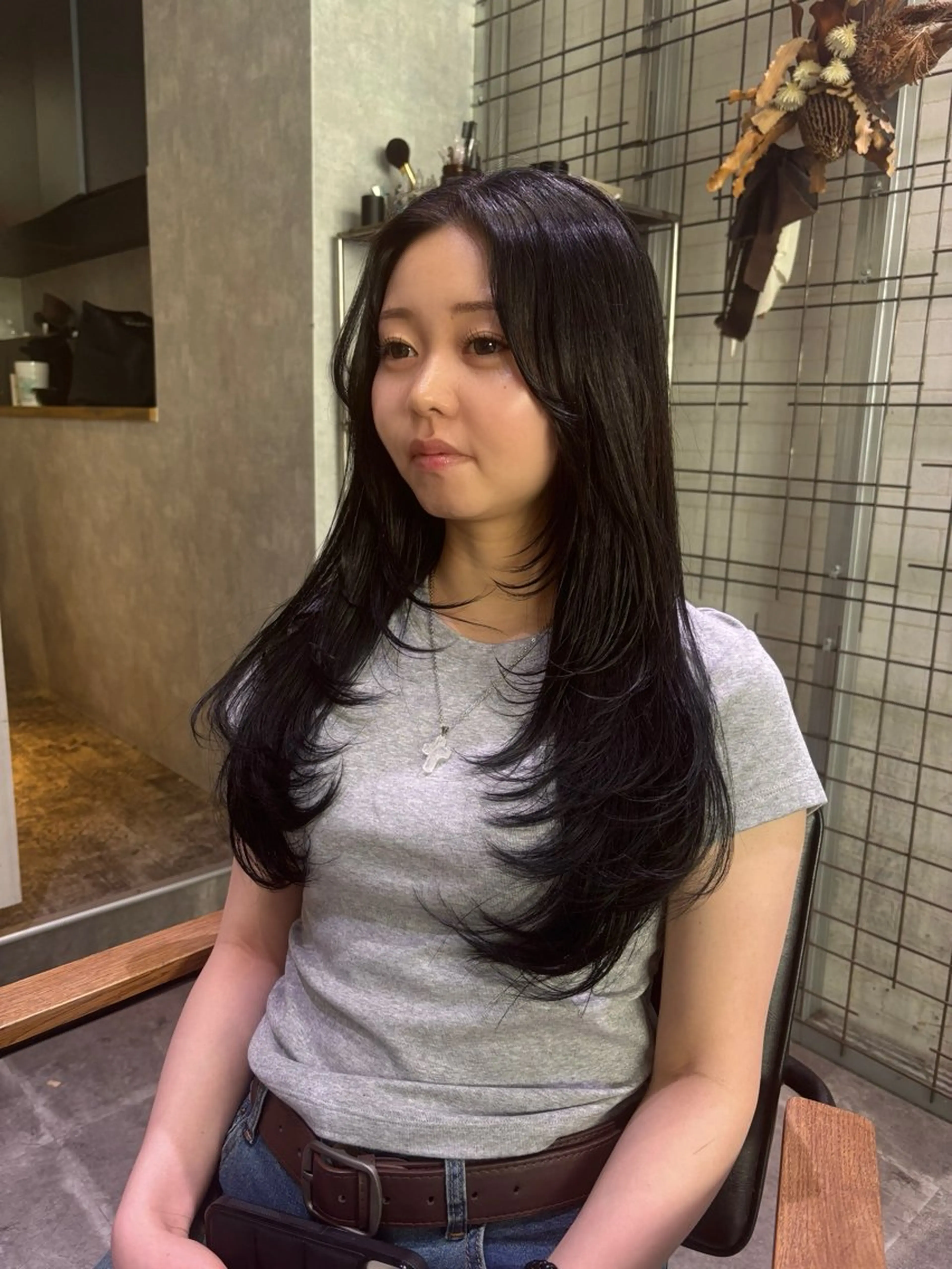 カラー カット ヘアカラー AYANE 韓国ヘア /レイヤーカットのヘアスタイル