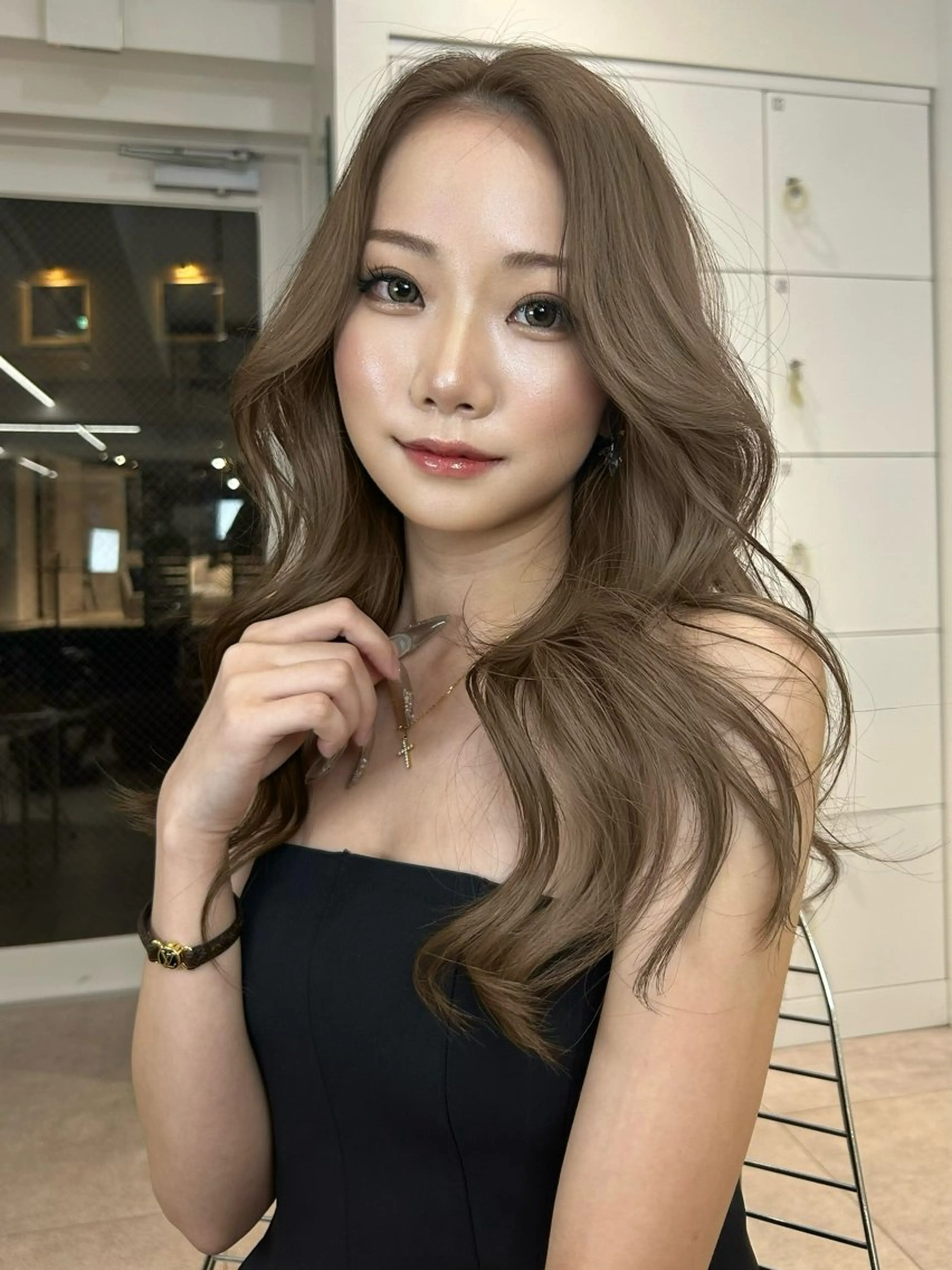 ロング レイヤーカット ✨レイヤーカット 海外ヘア/原宿✨のヘアスタイル