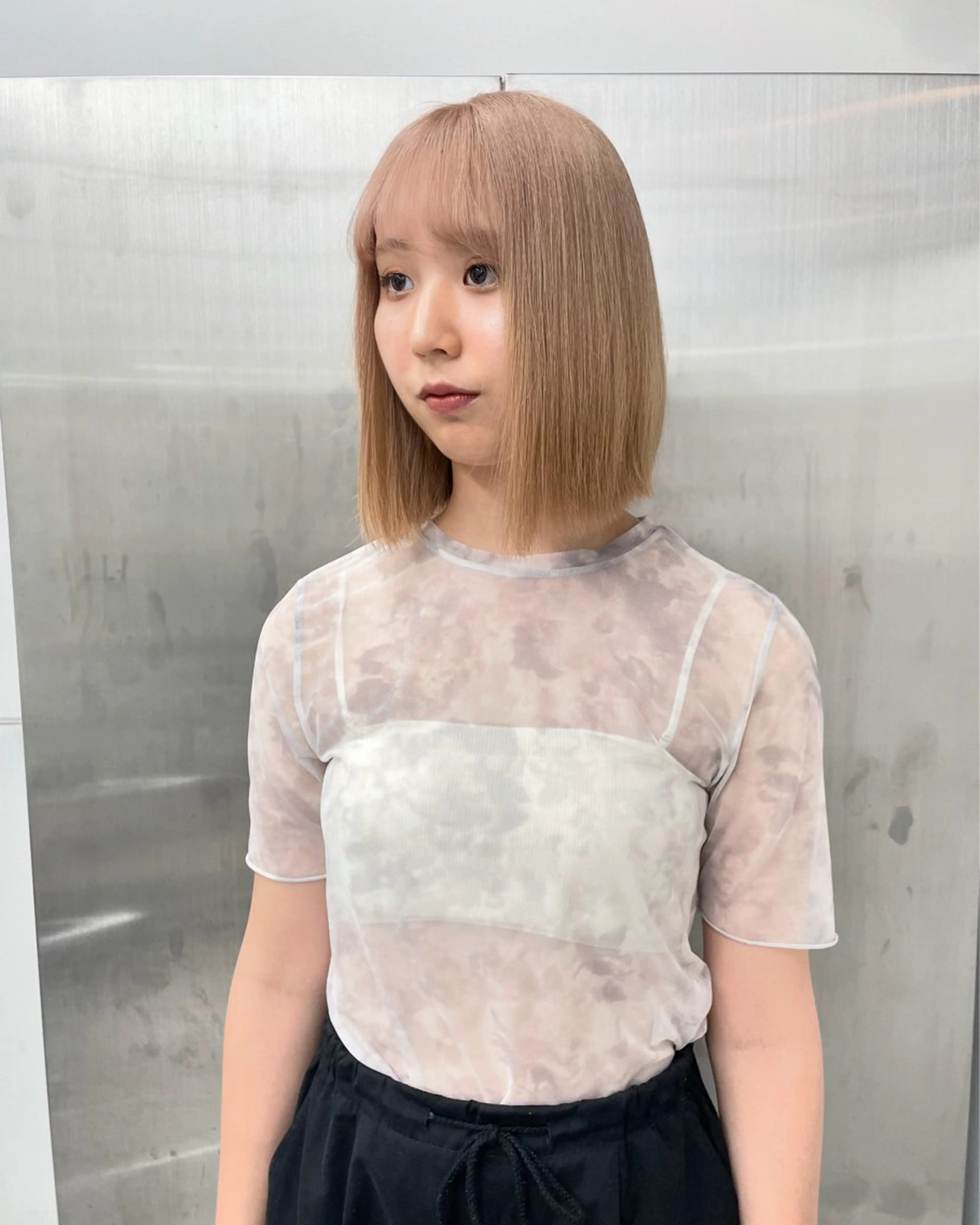 ミディアム ヘアカラー 【🥀履歴修正🥀】 ハイトーン職人/拓真のヘアスタイル