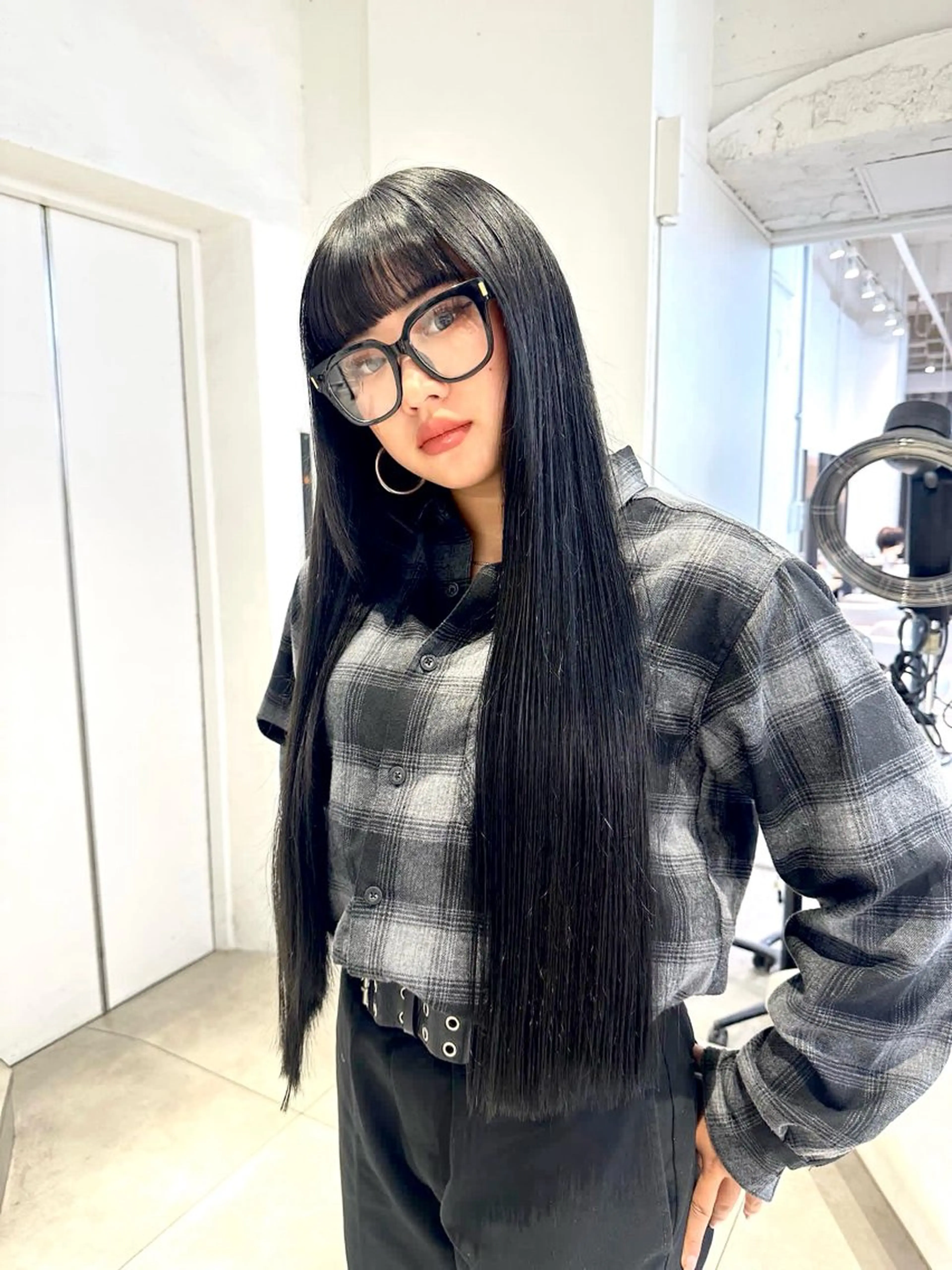 ロング ヘアカラー 韓国ヘアメンズ・レデ ィース特化ミクのヘアスタイル