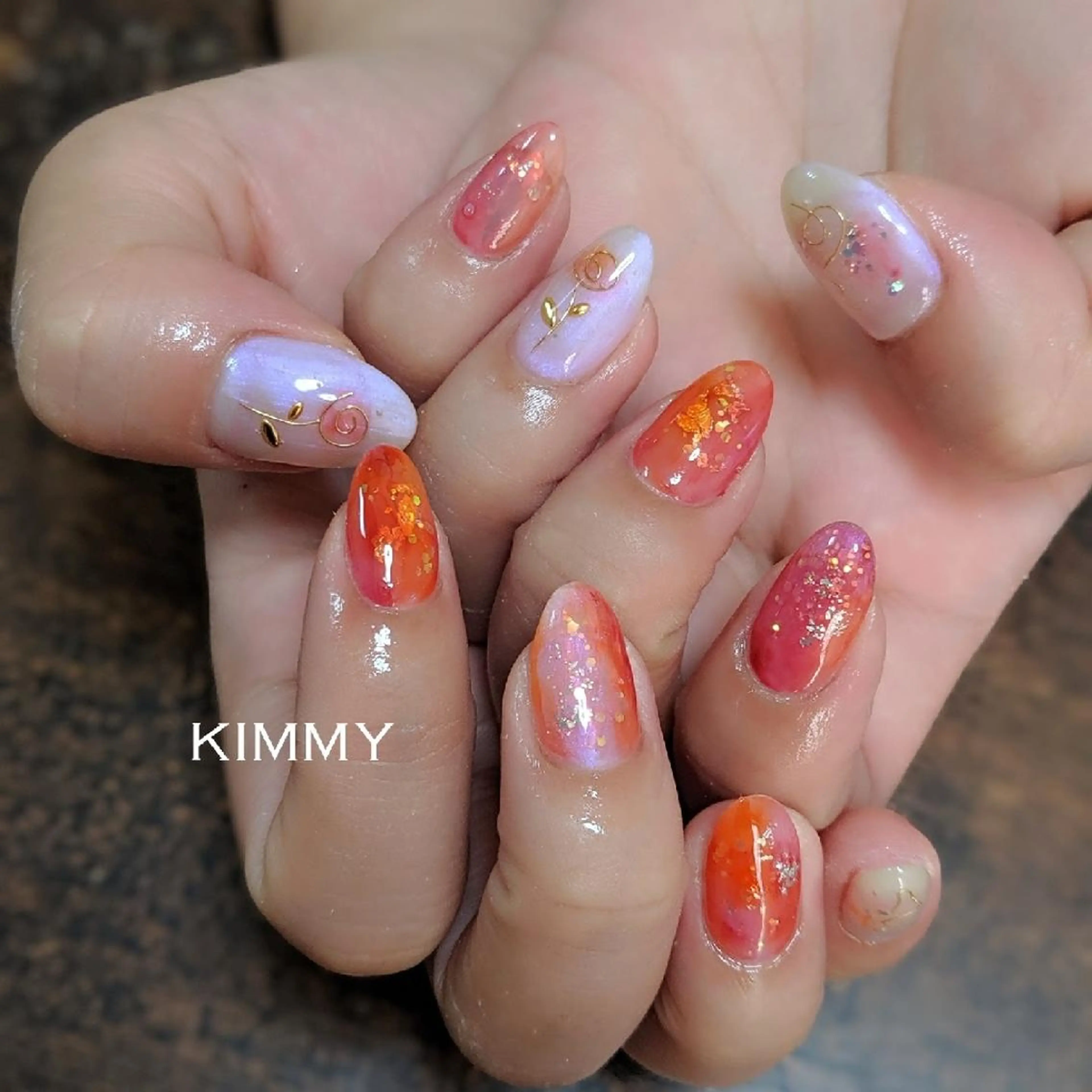 ネイル ハンドネイル kimmy nailsのネイルデザイン