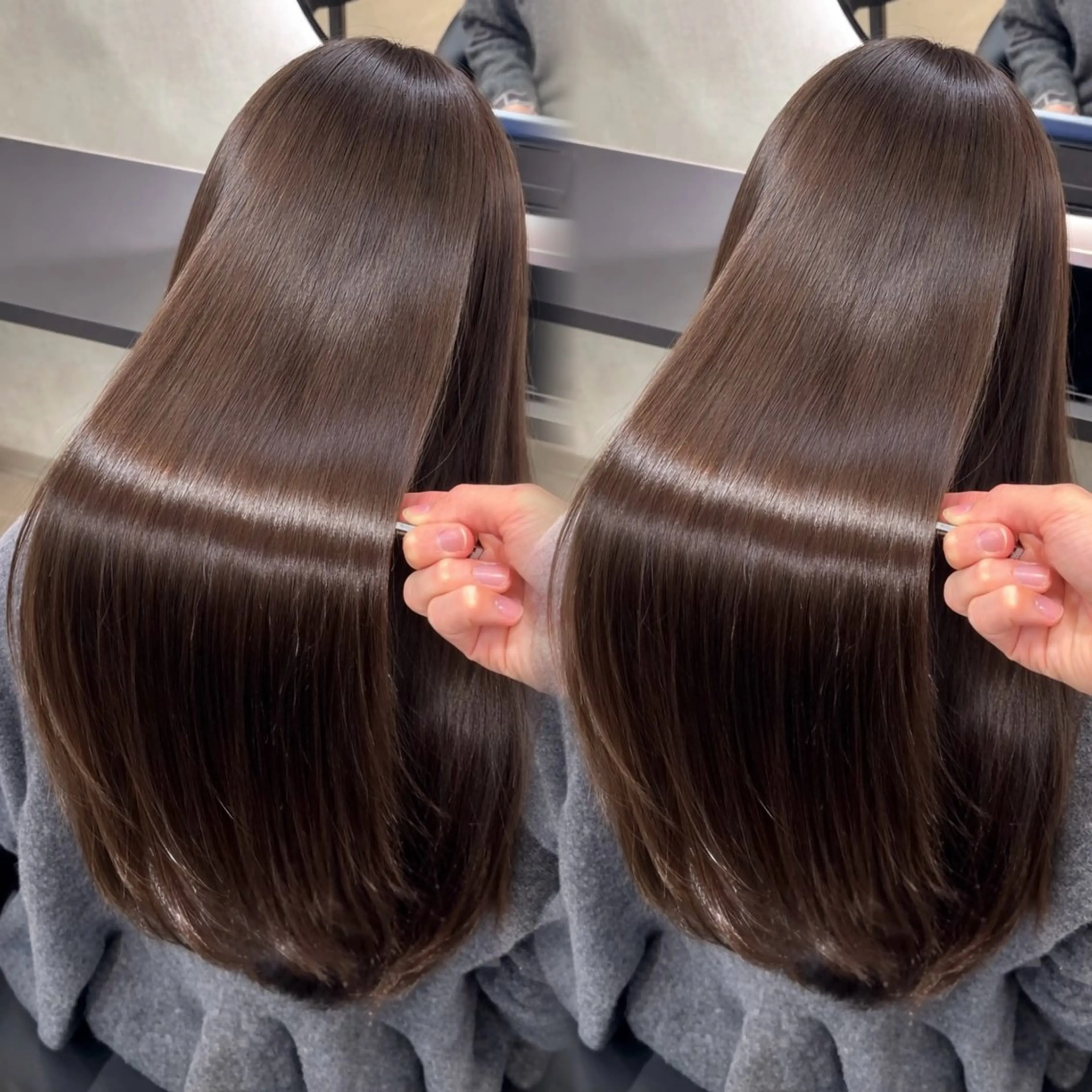 ロング カラー ヘアアレンジ カット ヘアカラー トリートメント 新宿 /髪質改善/ 縮毛矯正/ヒュウガのヘアスタイル