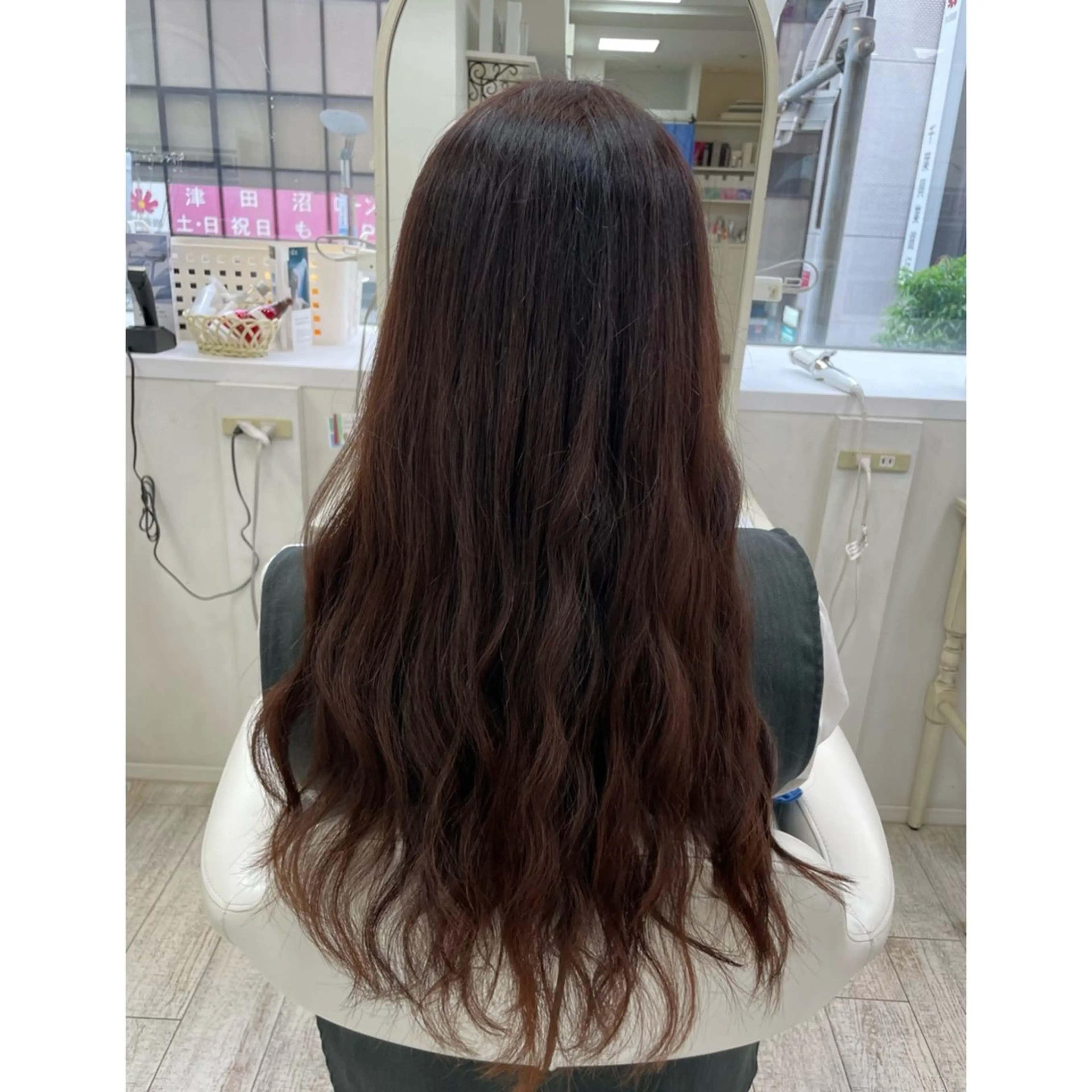 ロング カラー ヘアアレンジ 町田 あみのヘアスタイル