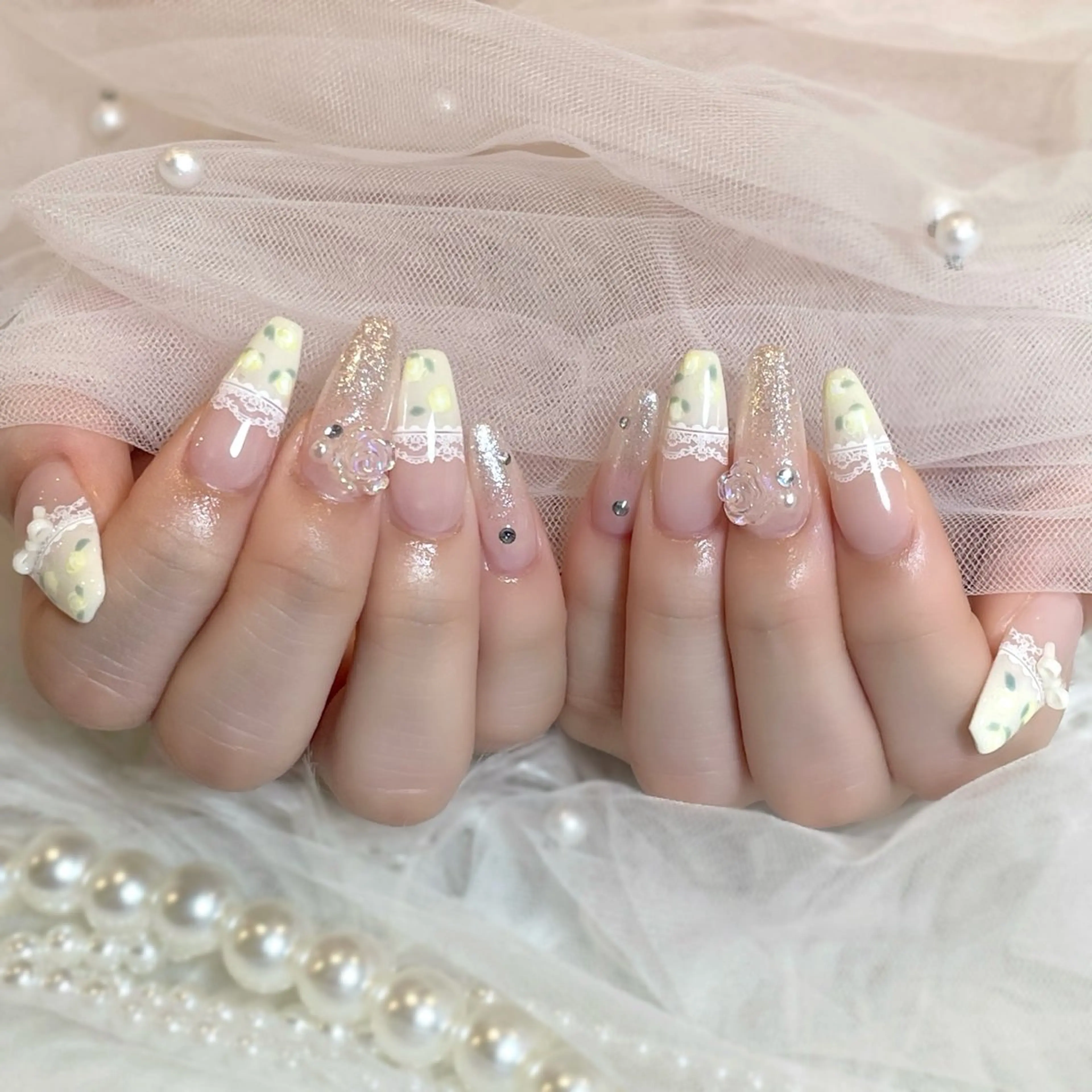 ネイル ハンドネイル yurika 🌷.*･ﾟのネイルデザイン