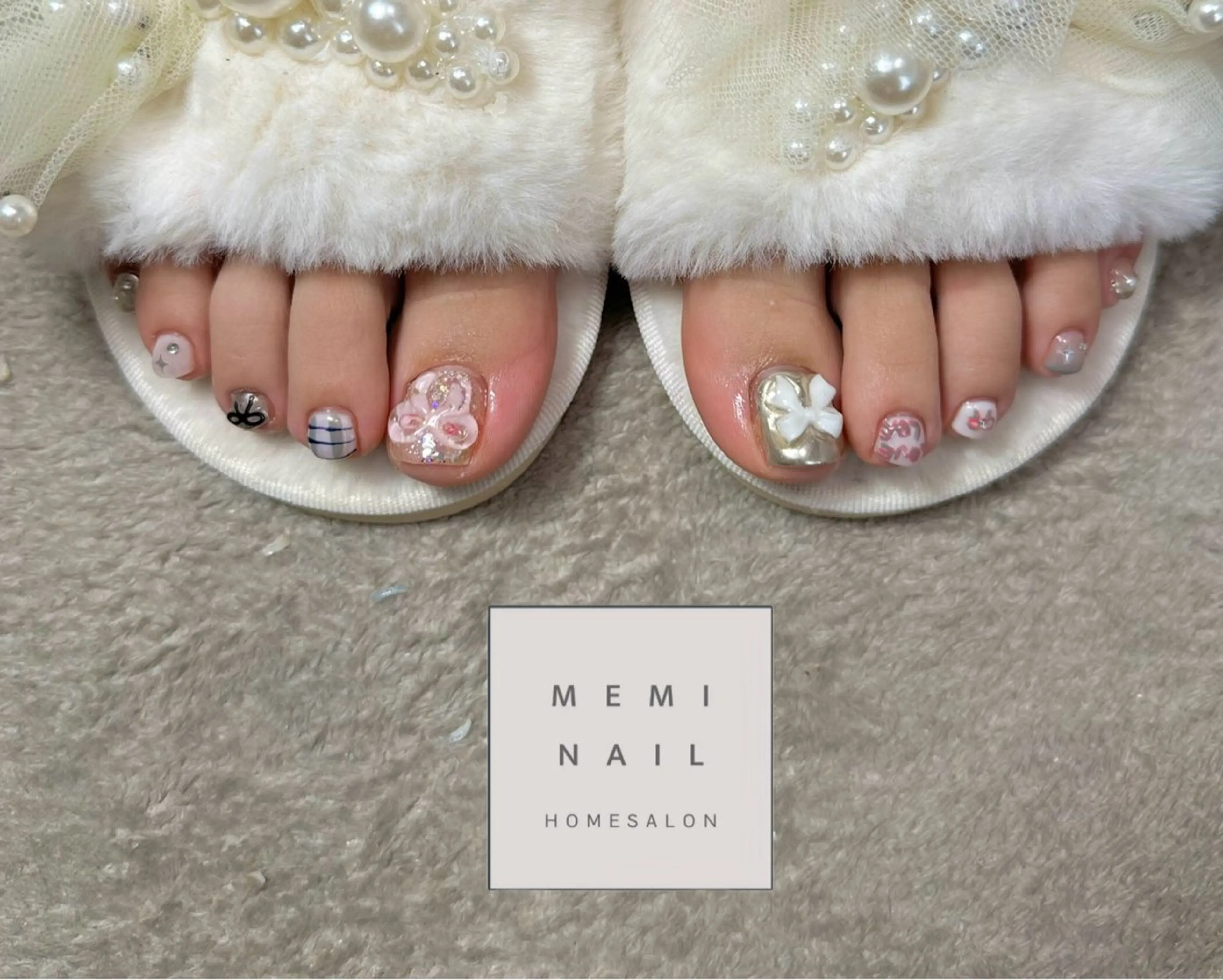 ネイル フットネイル MEMI NAILのネイルデザイン