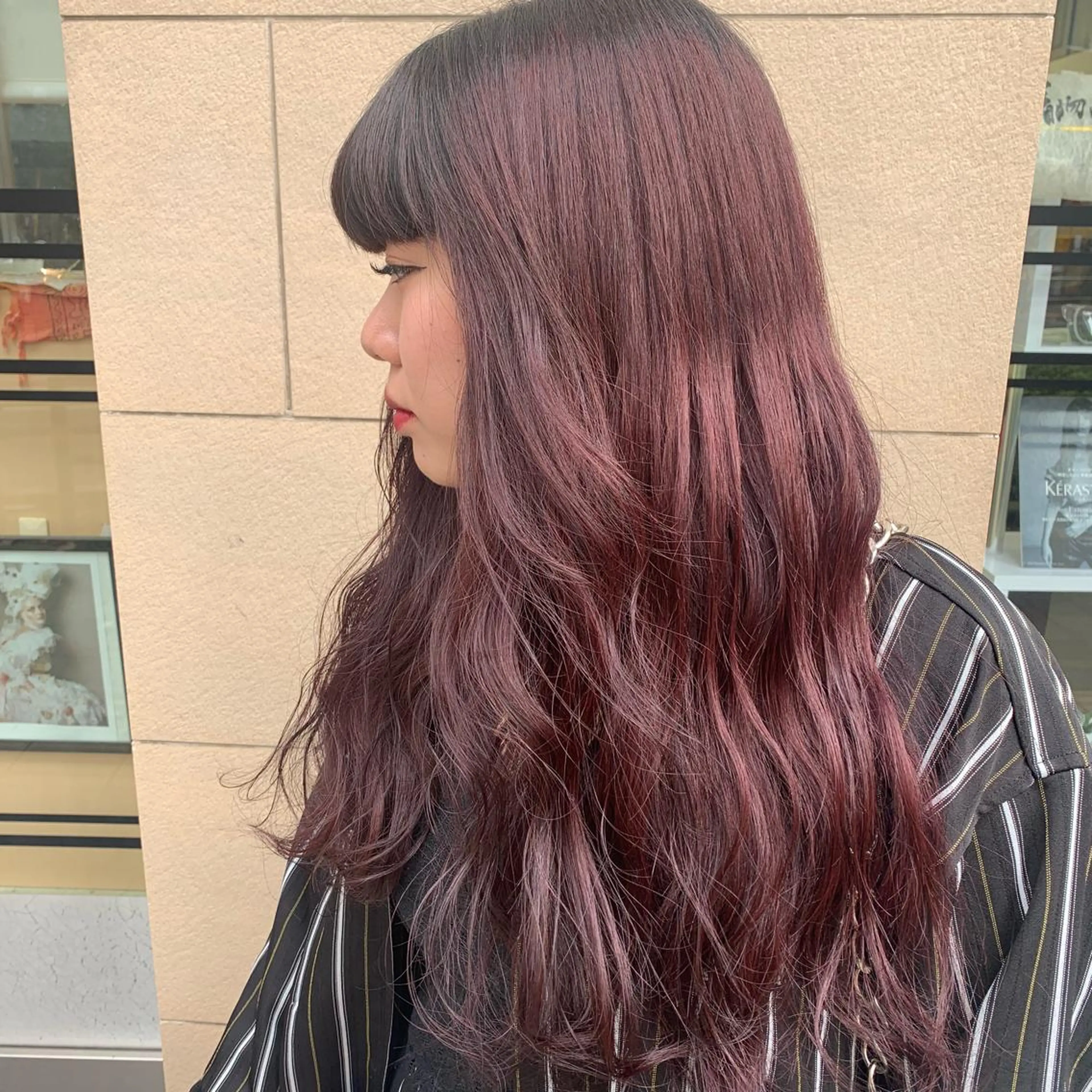 ロング カラー ヘアアレンジ TSUNA 🌙 Lim 五反田のマツエク・マツパデザイン