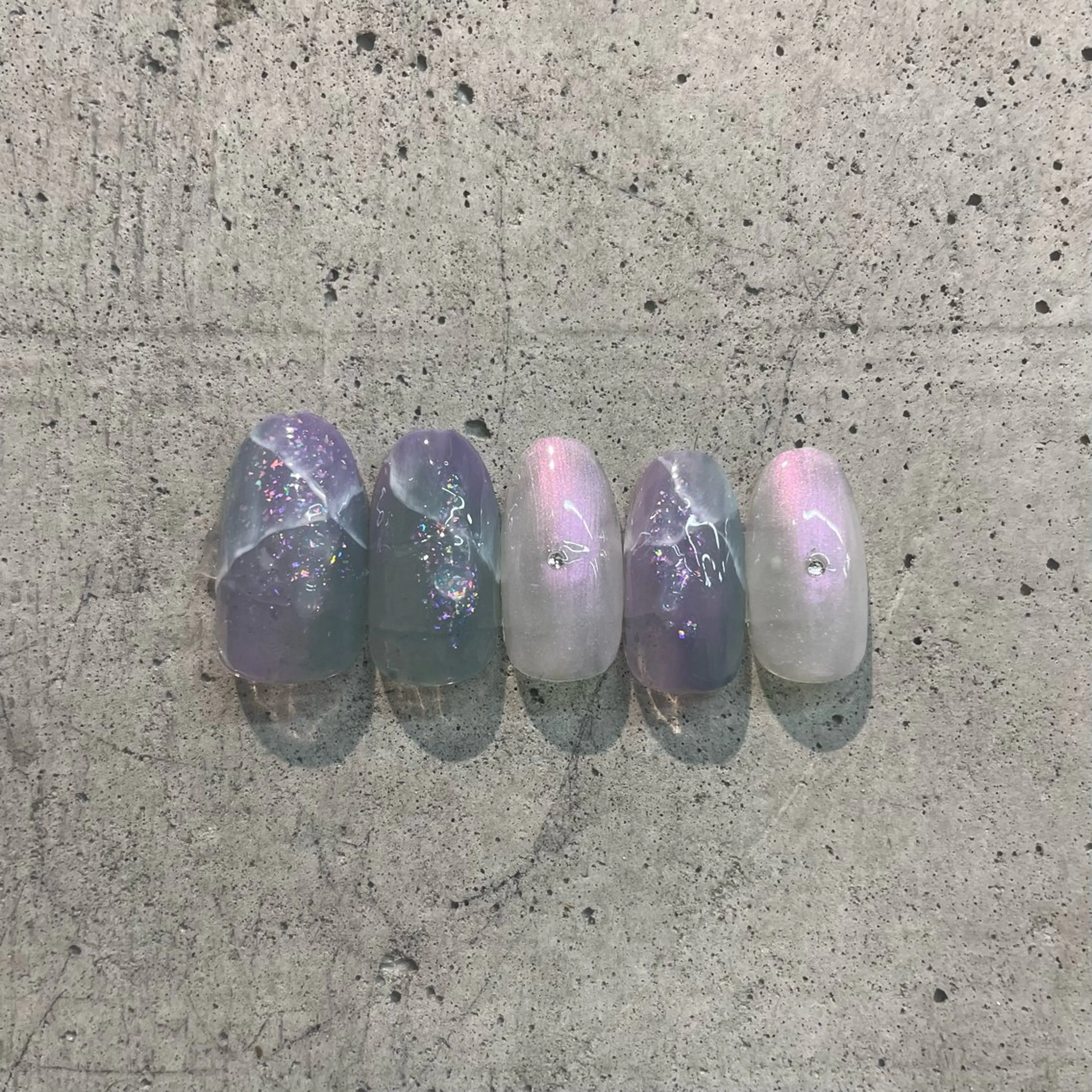 ネイル DISCO HAIR bello NAILのネイルデザイン