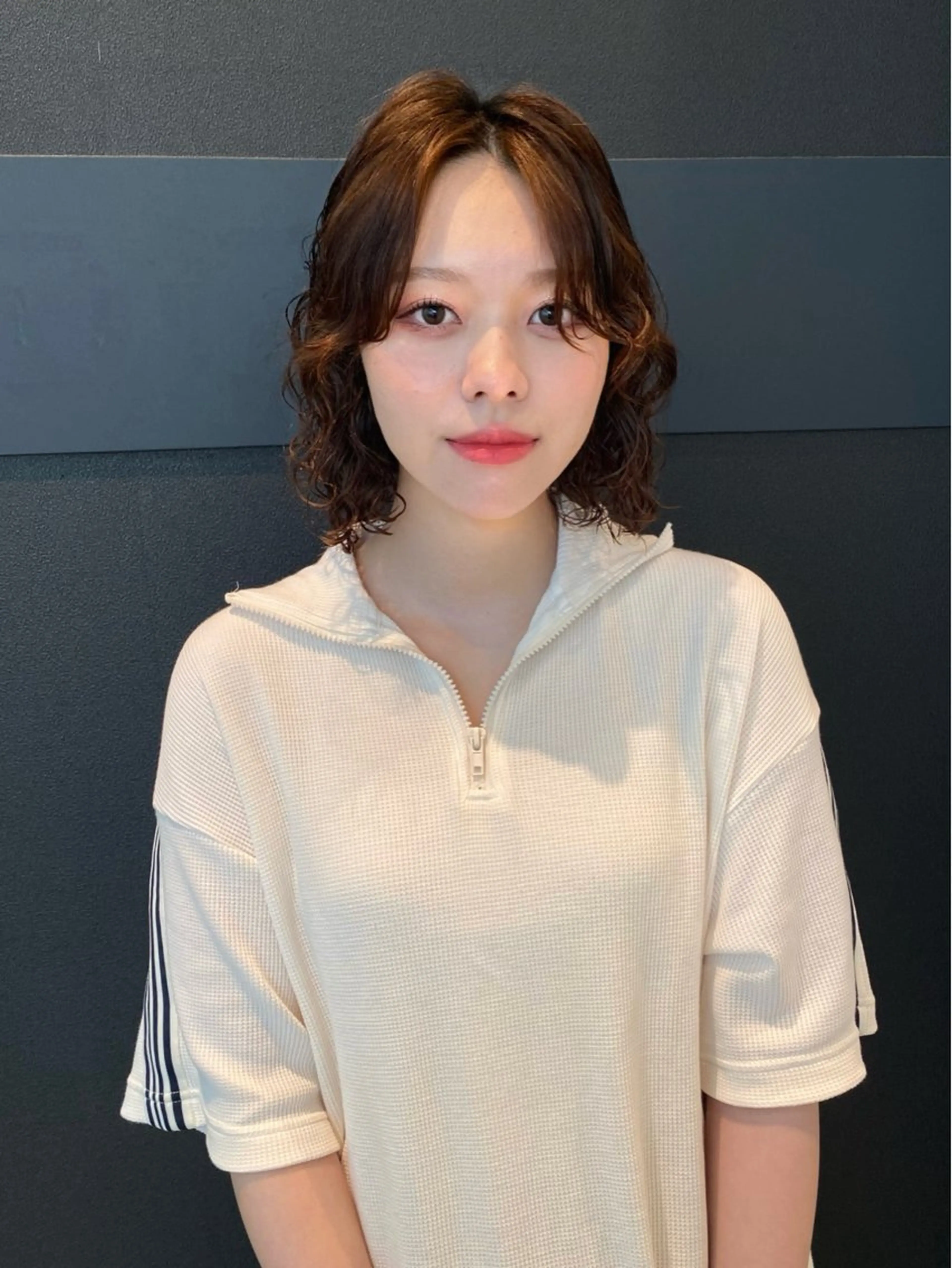 ショート カラー パーマ ボブ カット パーマ mai / linoah˚✧のヘアスタイル