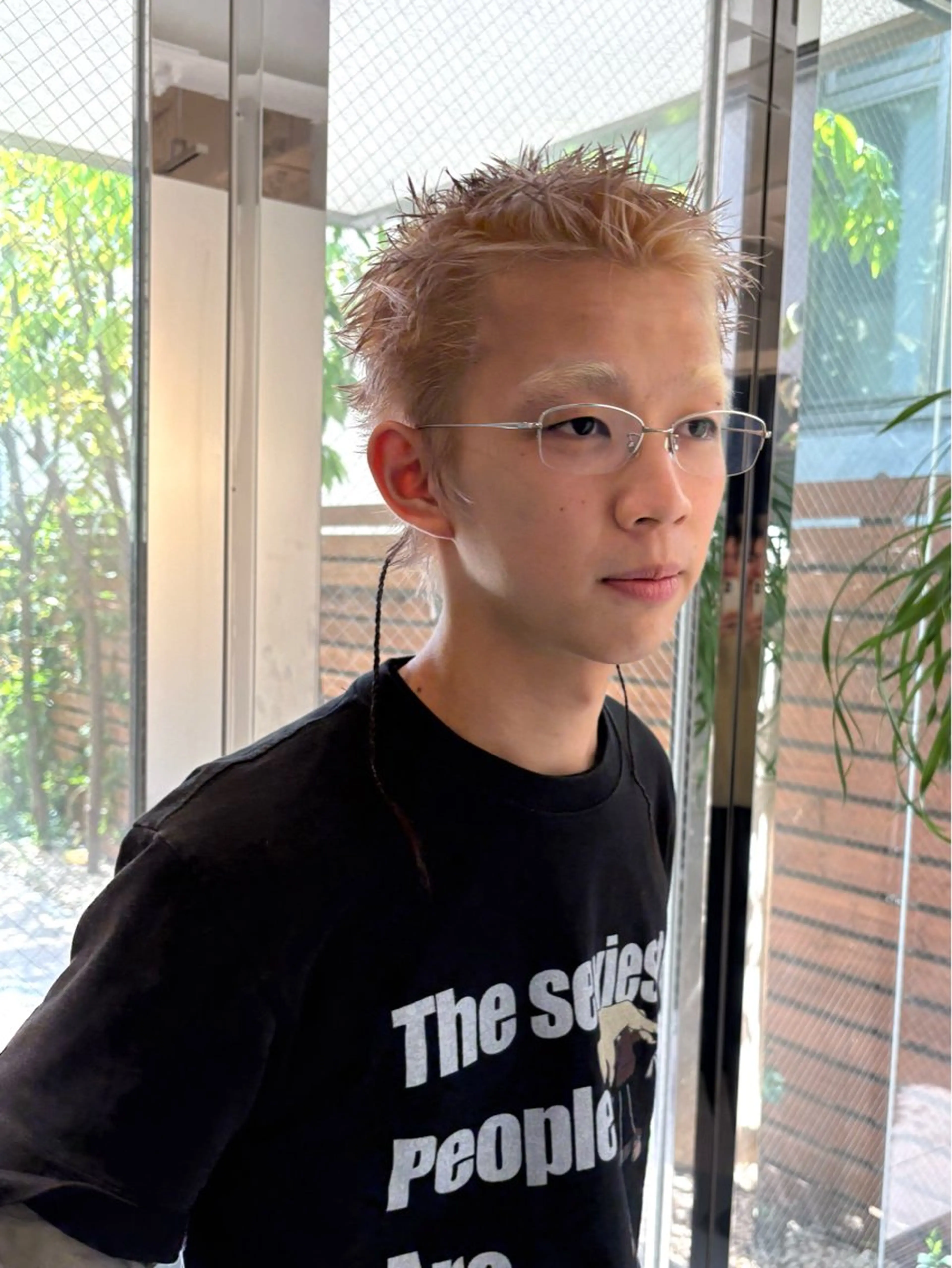 ショート カラー メンズ カット ヘアカラー トリートメント 村田 りょうやのヘアスタイル