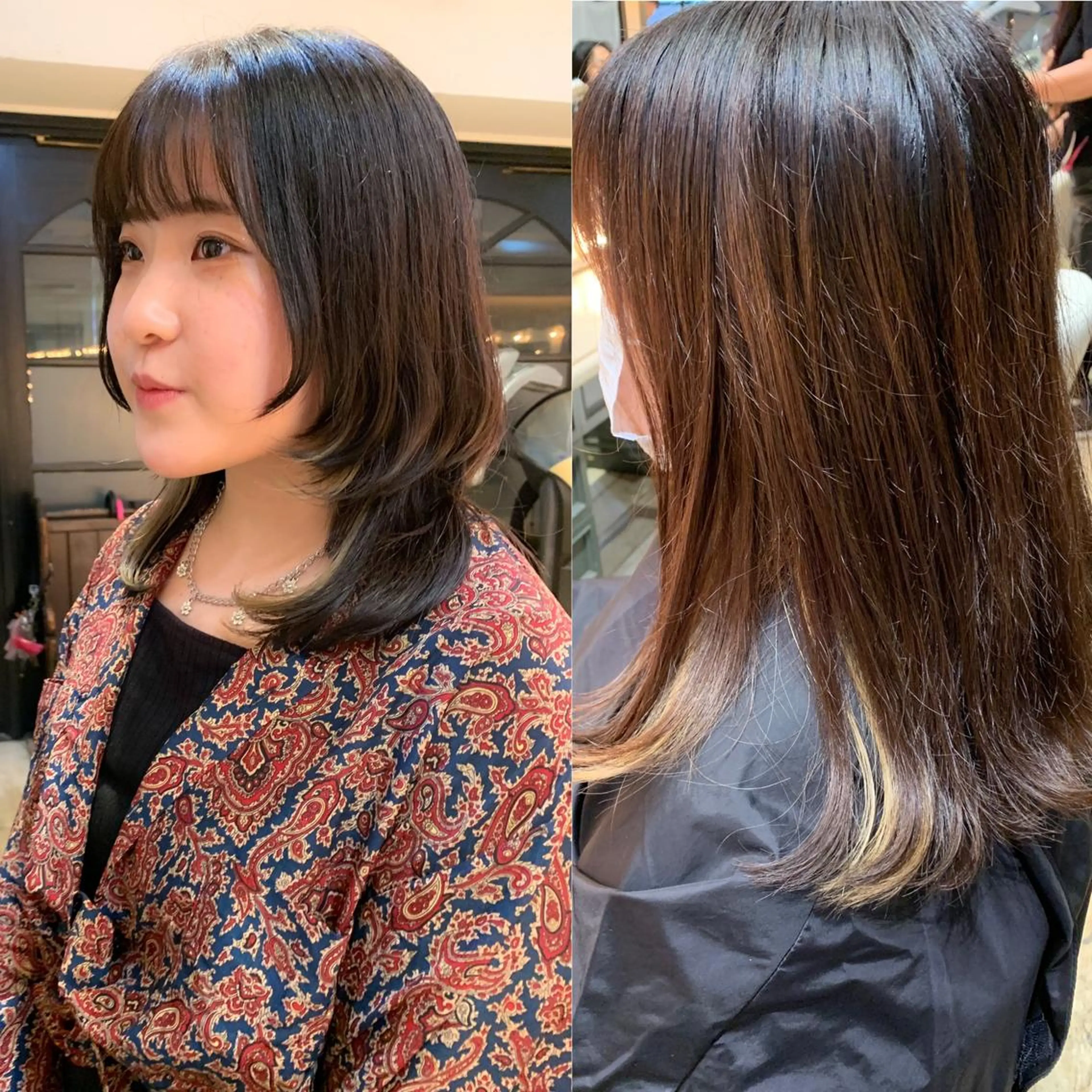 ミディアム カラー ヘアアレンジ メンズ キッズ ネイル メンズウルフカット ウルフカット カット トリートメント hiro【沿線で叶う 似合わせhair】のヘアスタイル