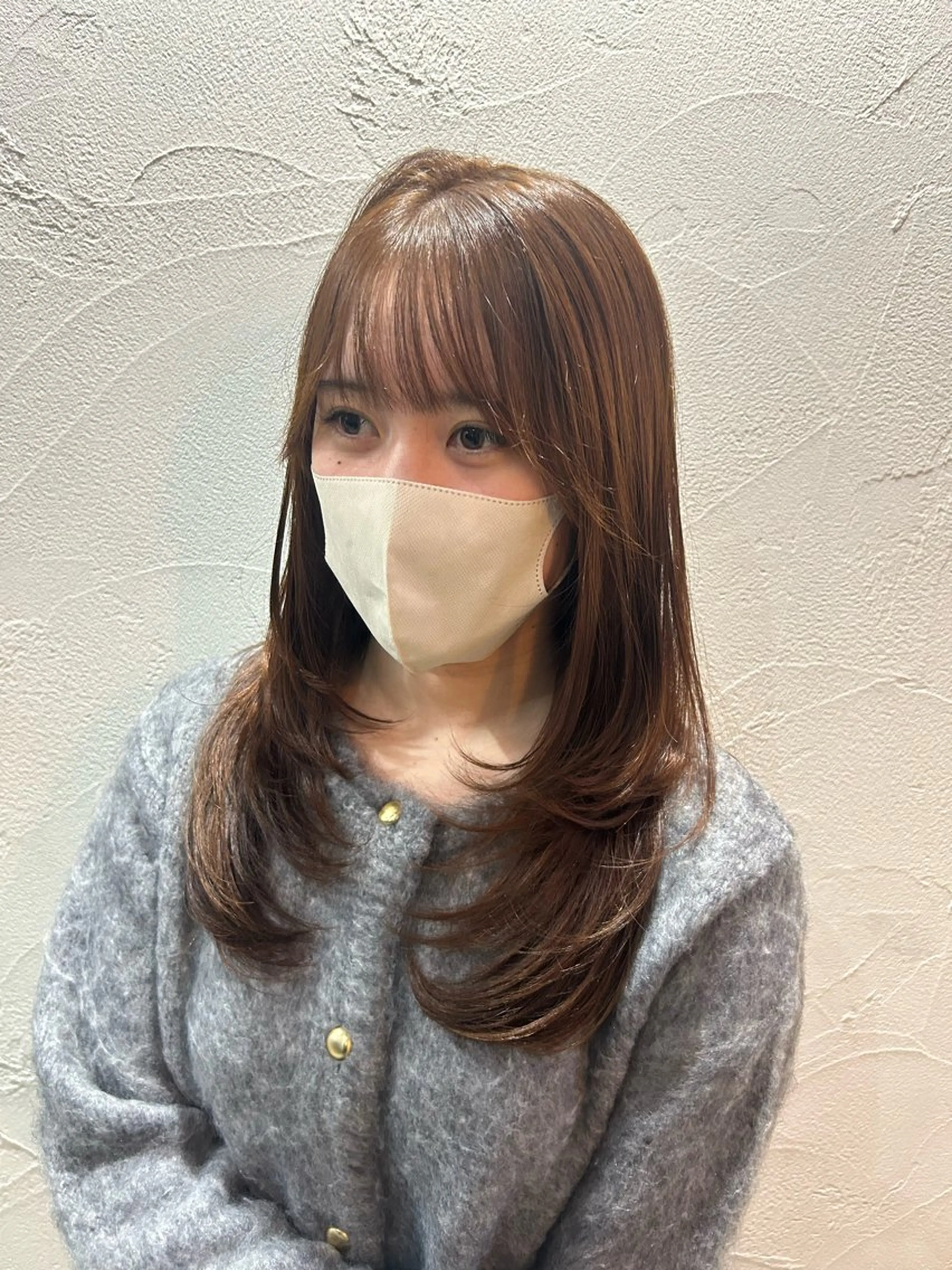 ロング カット ヘアカラー トリートメント 剣持友希/ifh iizuka/高崎のヘアスタイル