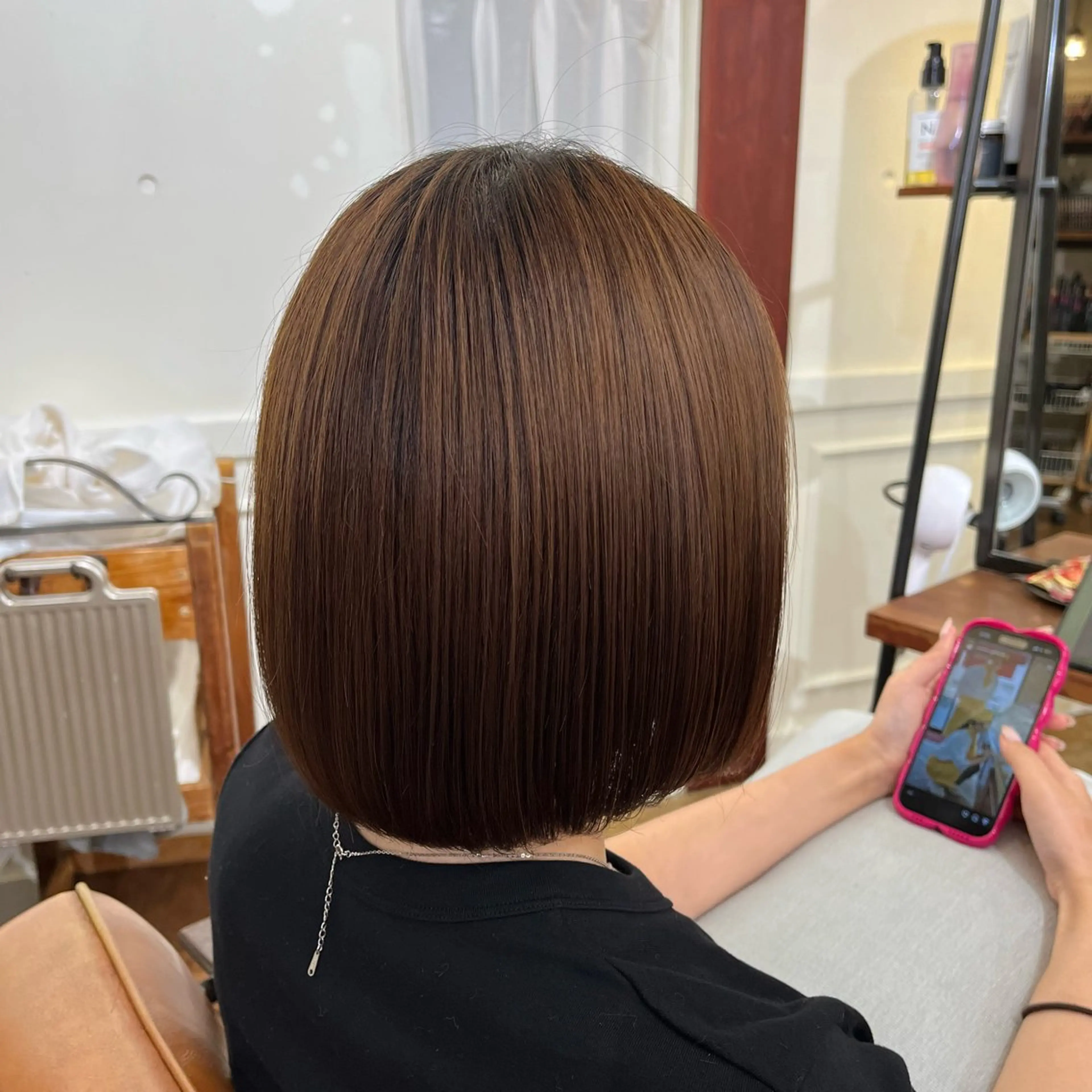 ショート ボブ カット 銘苅 祥一のヘアスタイル