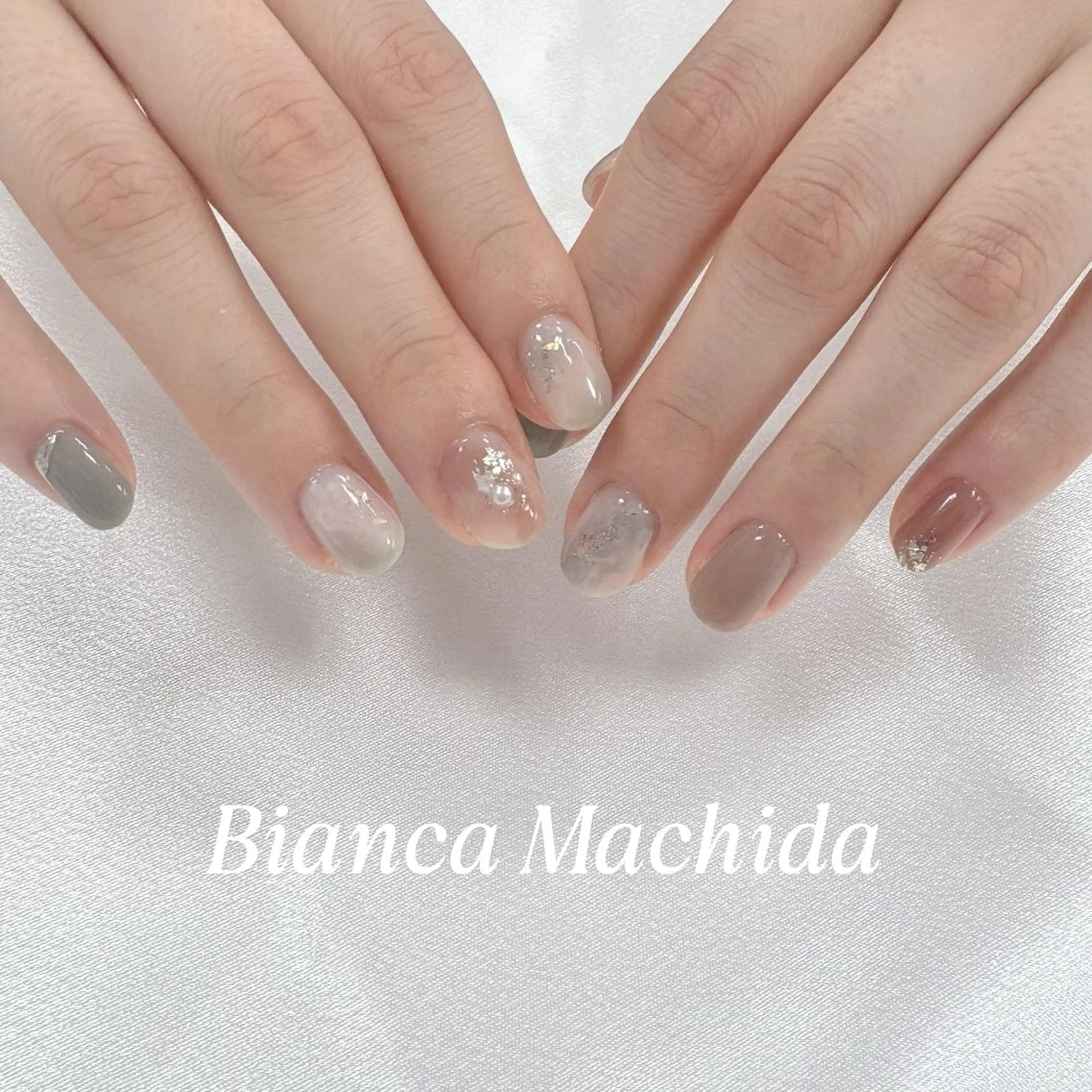 ネイル ハンドネイル Bianca 🌟 yanagihasiのネイルデザイン