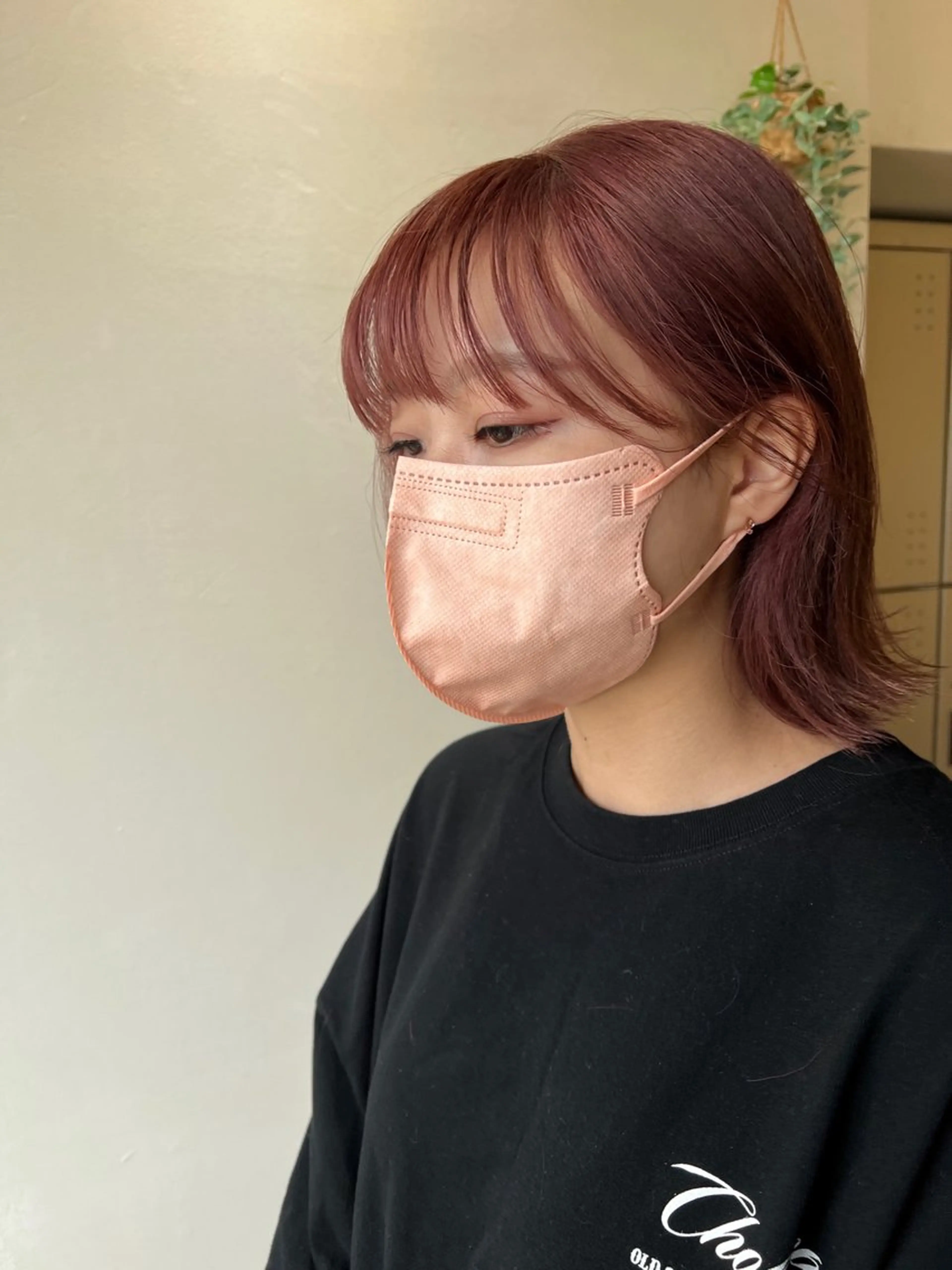 カラー 縮毛矯正/ レイヤー/ミディアムのヘアスタイル