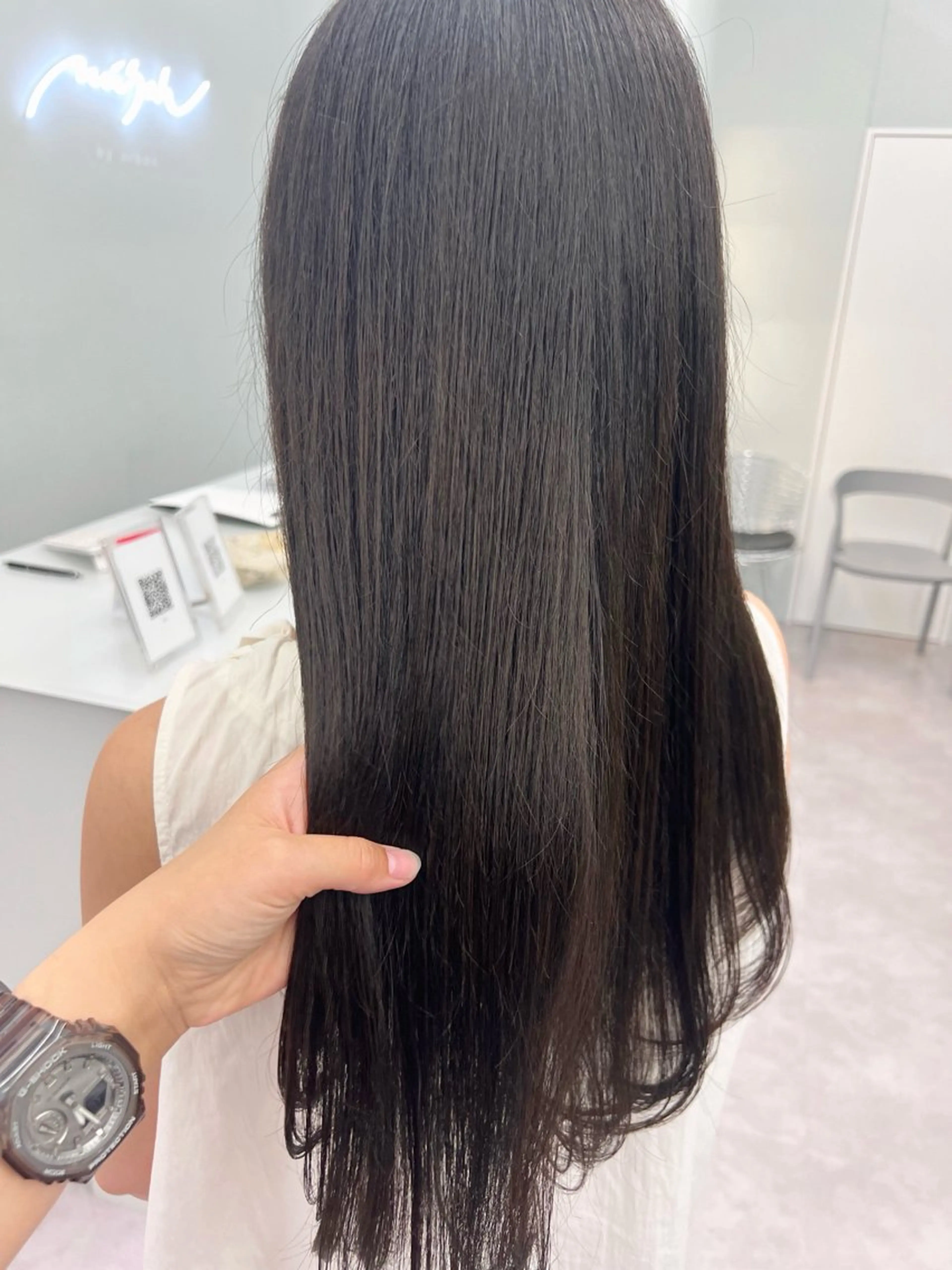 ロング カラー カット ヘアカラー トリートメント 名駅🦢大人艶カラー 🪽カミヤアカネのヘアスタイル